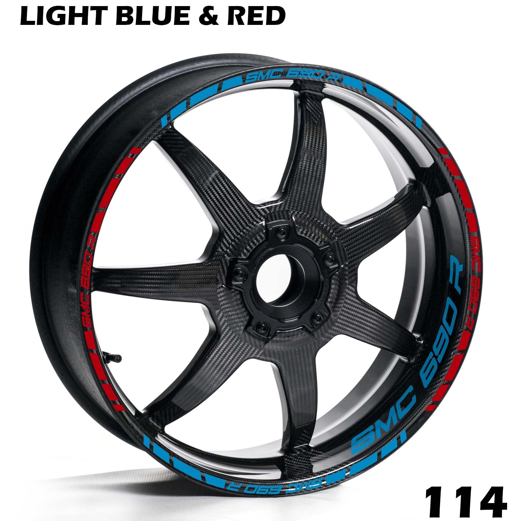 KTM SMC 690R FULL WHEEL RIM STRIPE DECAL STICKER KIT - Speed Army