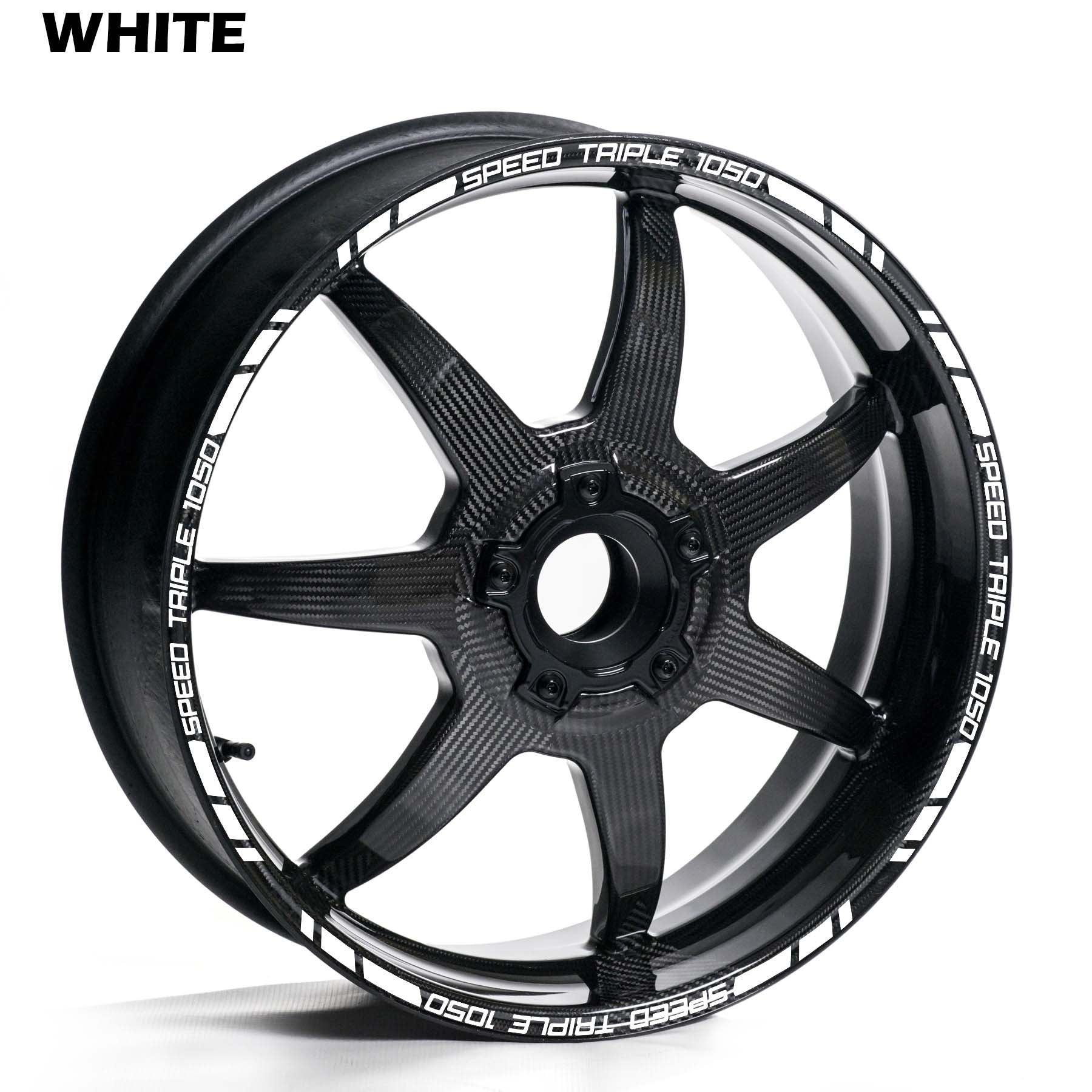 TRIUMPH SPEED TRIPLE 1050 WHEEL RIM STRIPE DECAL STICKER KIT - Speed Army