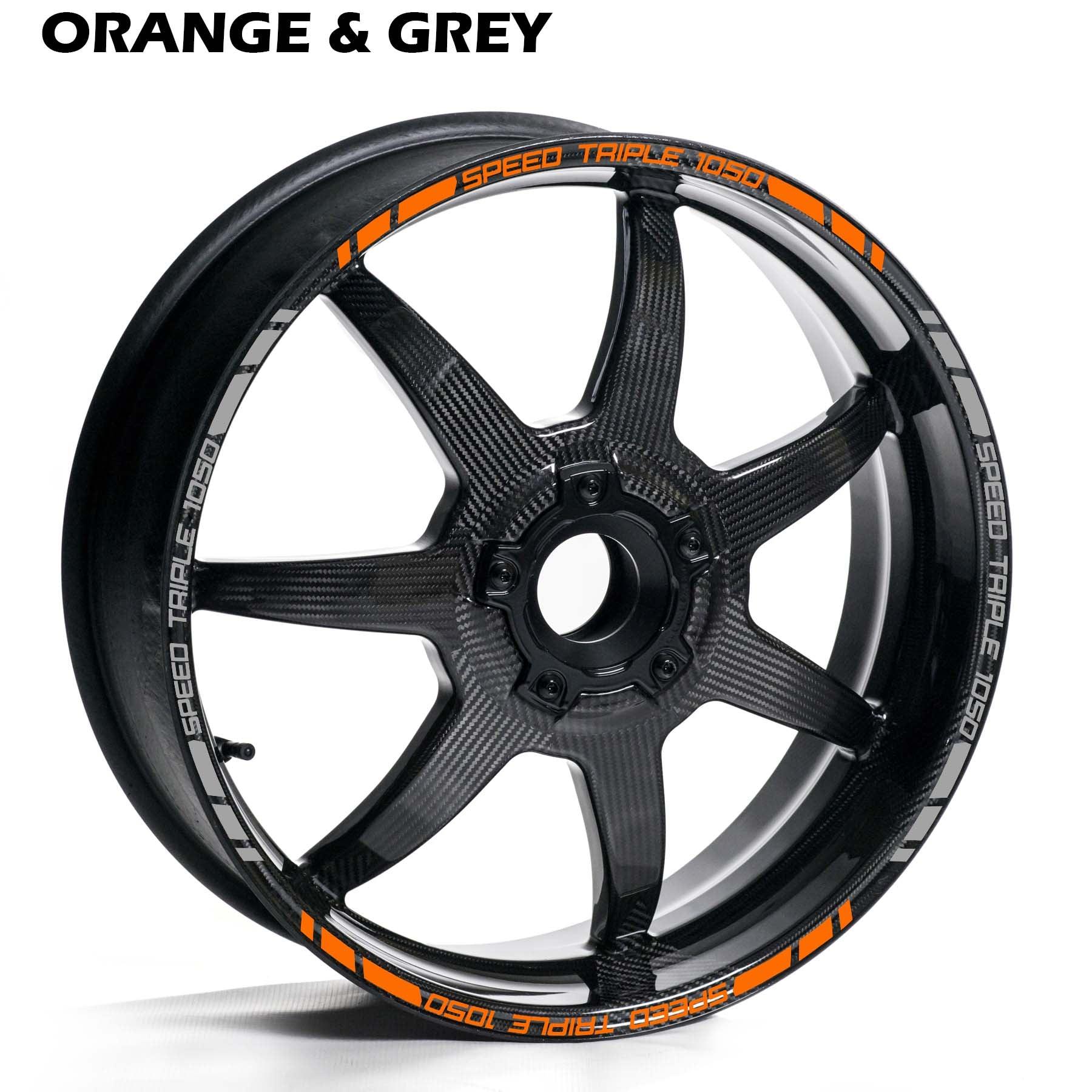 TRIUMPH SPEED TRIPLE 1050 WHEEL RIM STRIPE DECAL STICKER KIT - Speed Army