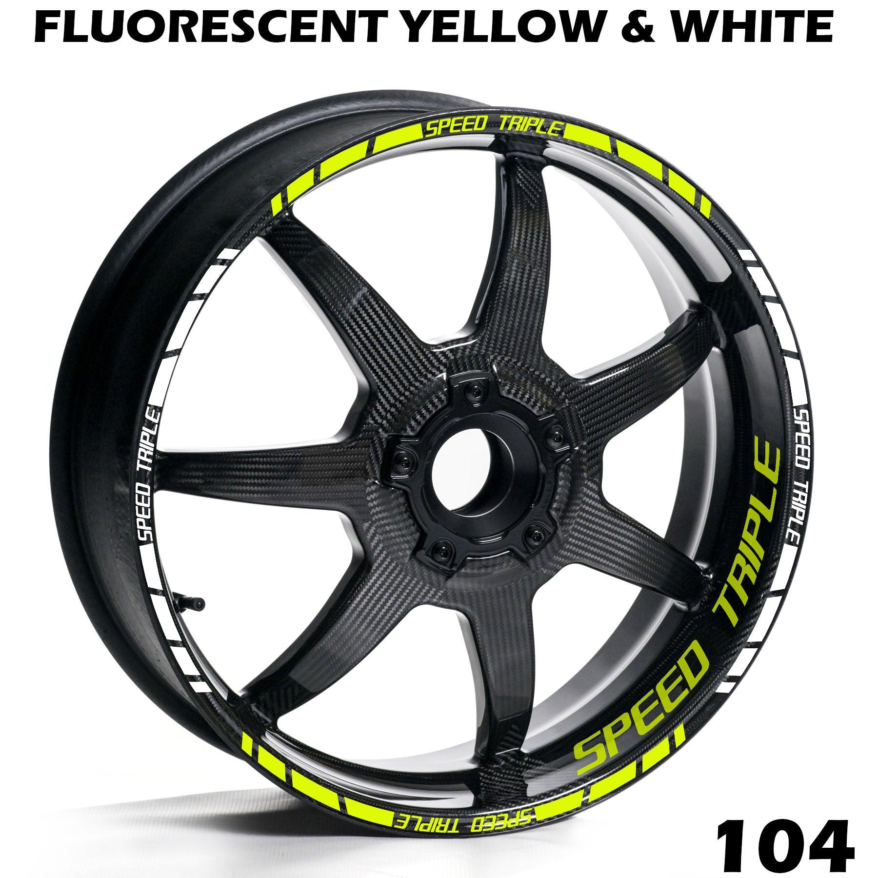 TRIUMPH SPEED TRIPLE FULL WHEEL RIM STRIPE DECAL STICKER KIT - Speed Army
