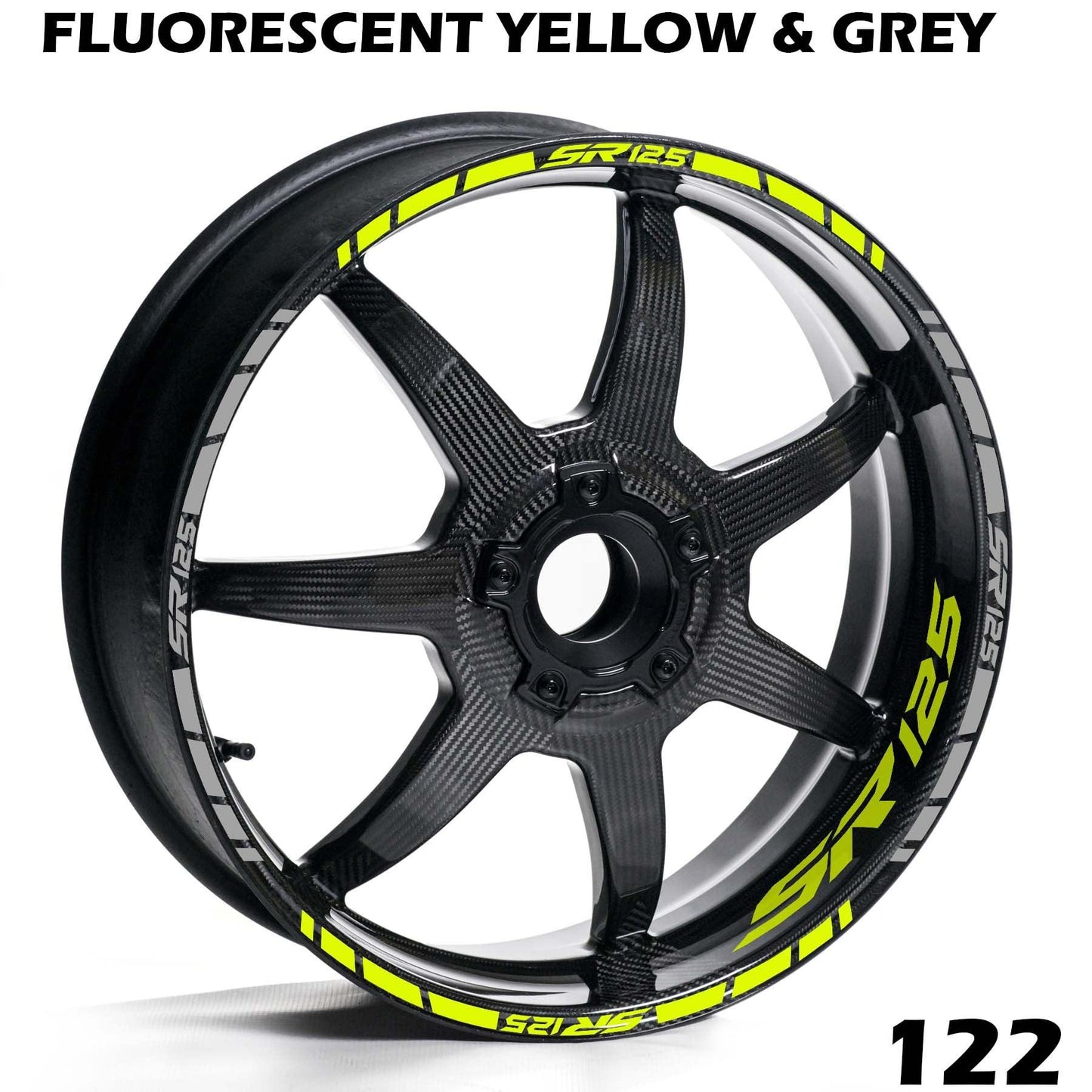 APRILIA SR125 FULL WHEEL RIM STRIPE DECAL STICKER KIT - Speed Army
