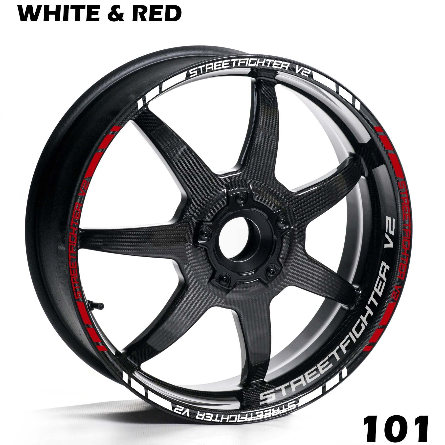DUCATI STREETFIGHTER V2 FULL WHEEL RIM STRIPE DECAL STICKER KIT - Speed Army