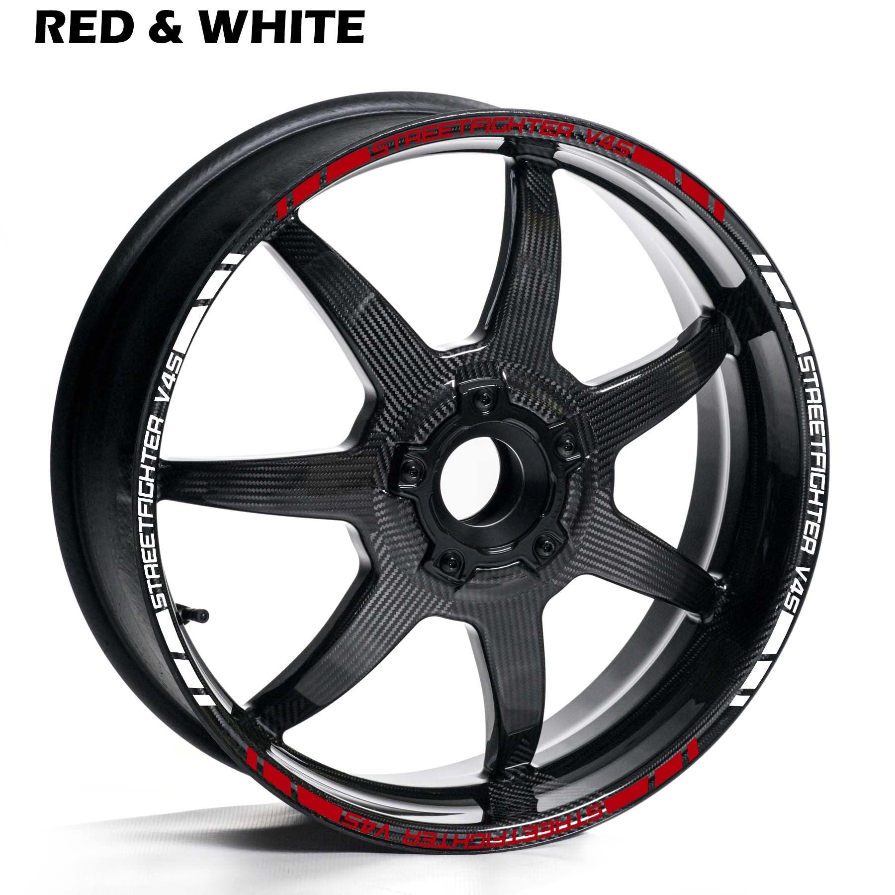 DUCATI STREETFIGHTER V4S WHEEL RIM STRIPE DECAL STICKER KIT - Speed Army