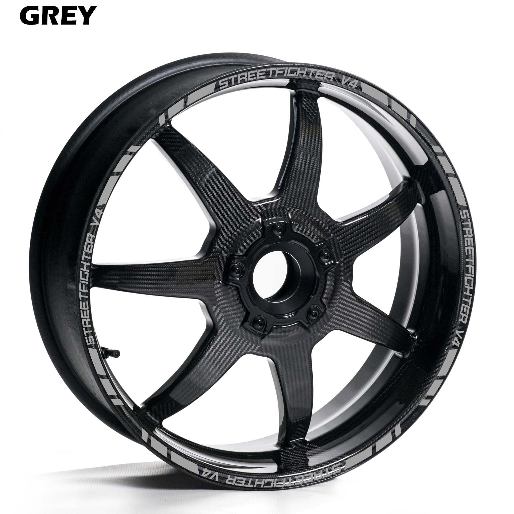 DUCATI STREETFIGHTER V4 WHEEL RIM STRIPE DECAL STICKER KIT - Speed Army