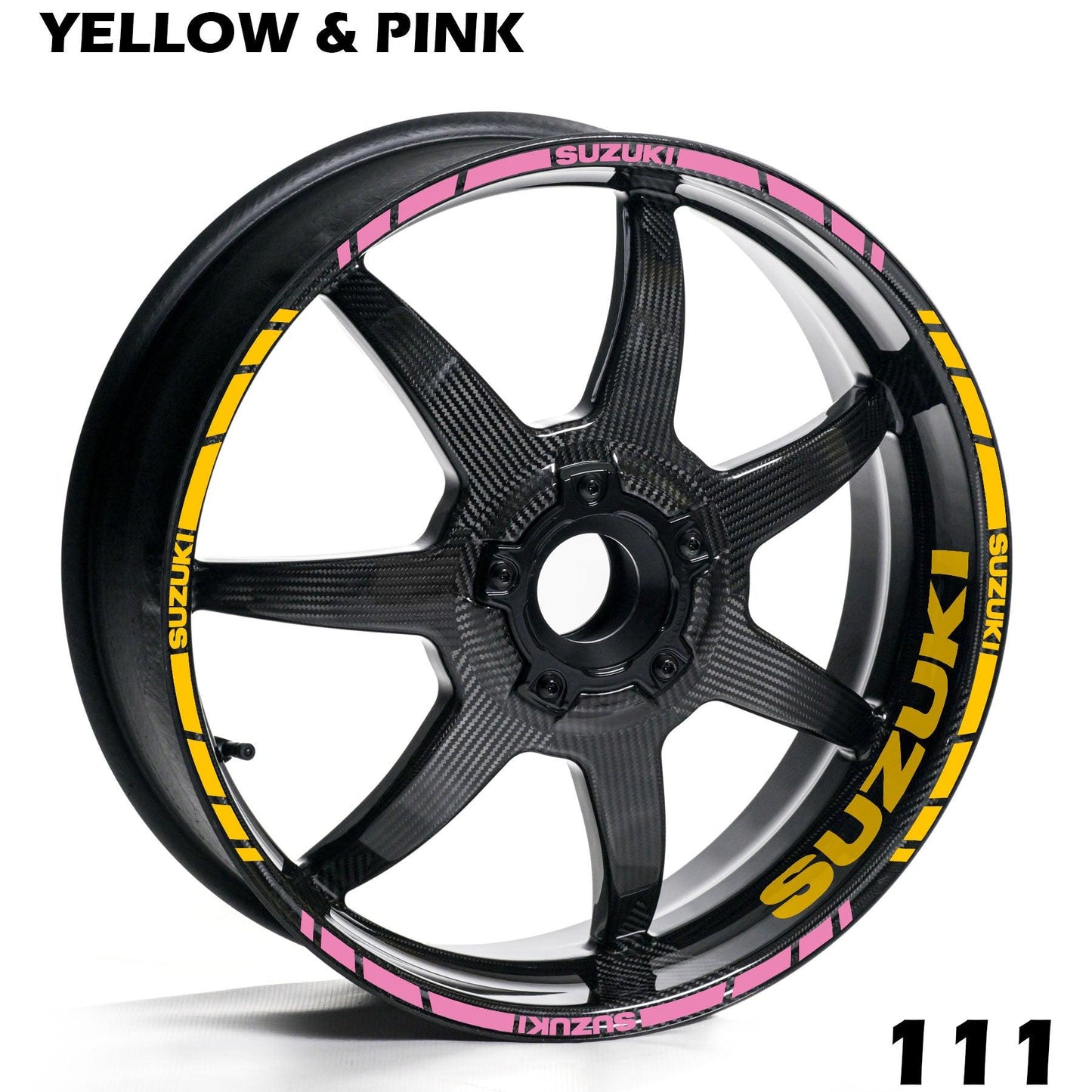 SUZUKI FULL WHEEL RIM STRIPE DECAL STICKER KIT - Speed Army