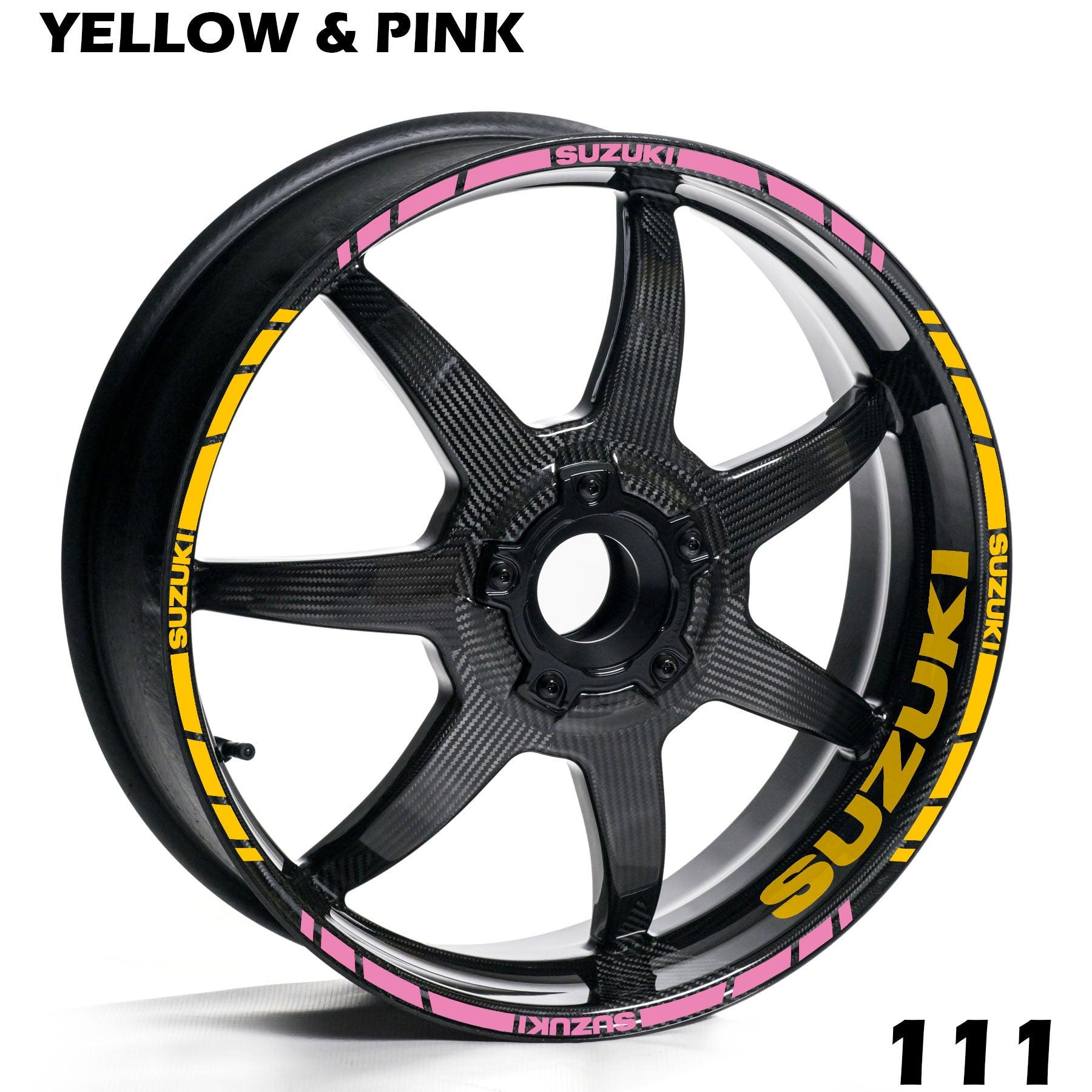SUZUKI FULL WHEEL RIM STRIPE DECAL STICKER KIT - Speed Army