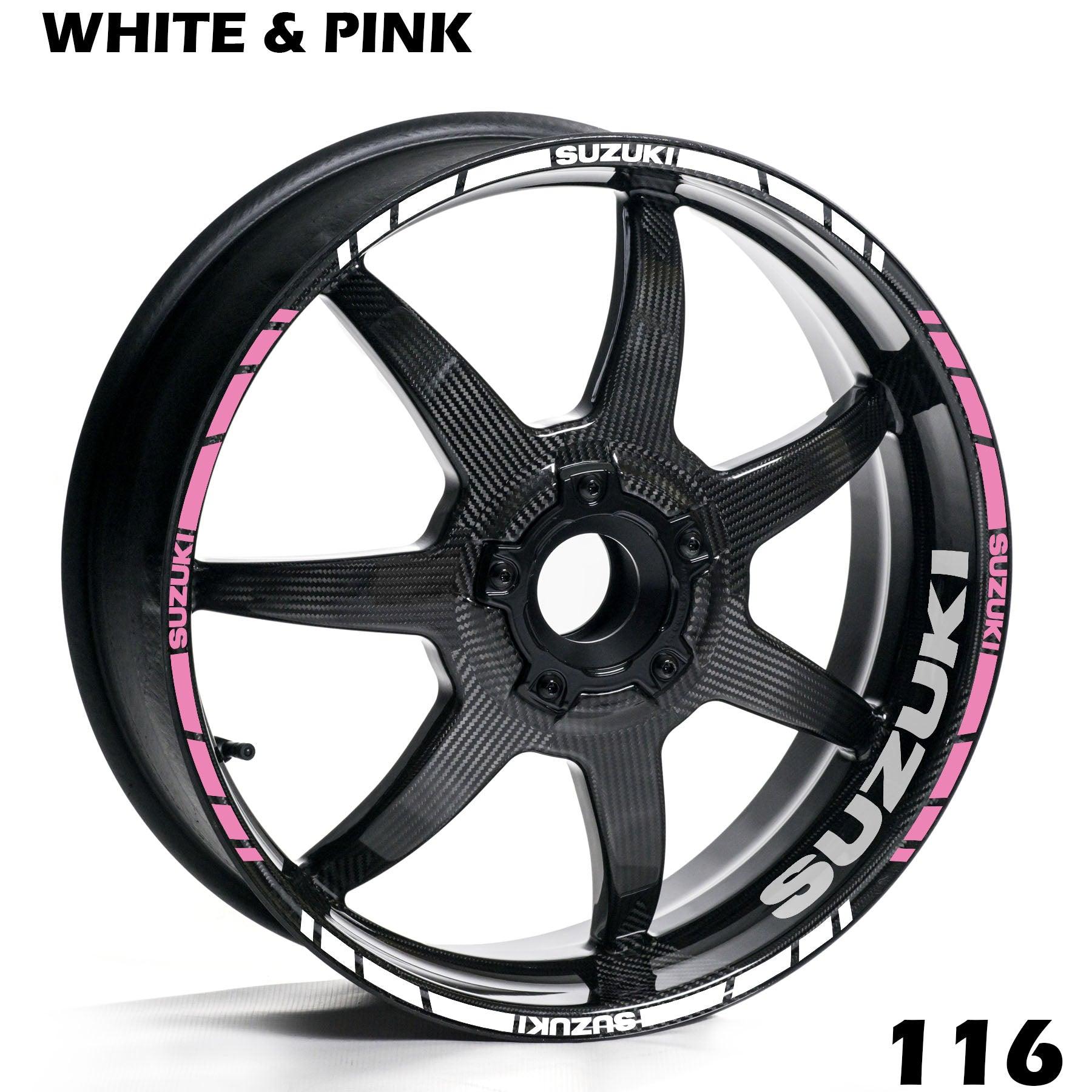 SUZUKI FULL WHEEL RIM STRIPE DECAL STICKER KIT - Speed Army