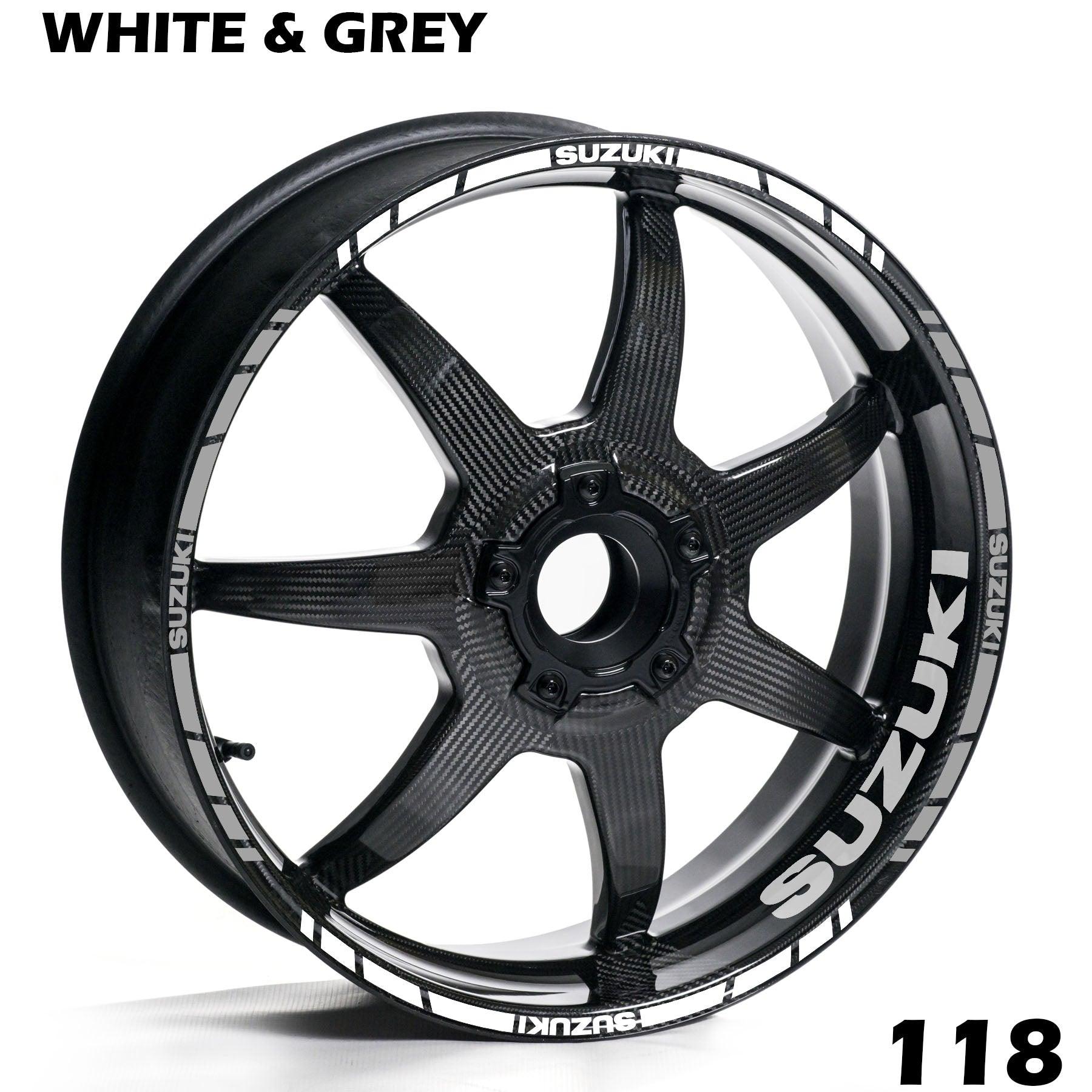 SUZUKI FULL WHEEL RIM STRIPE DECAL STICKER KIT - Speed Army