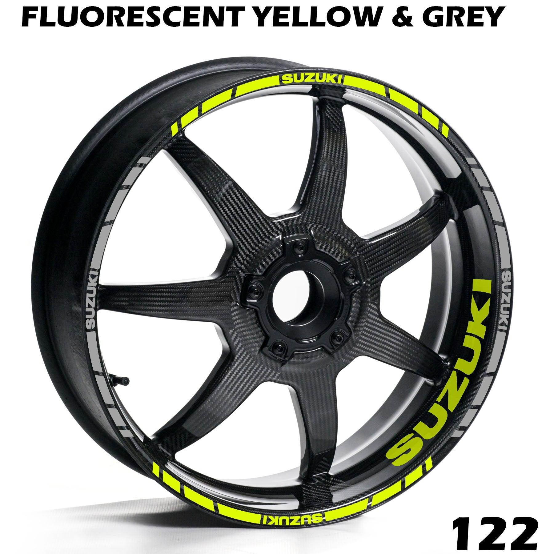 SUZUKI FULL WHEEL RIM STRIPE DECAL STICKER KIT - Speed Army