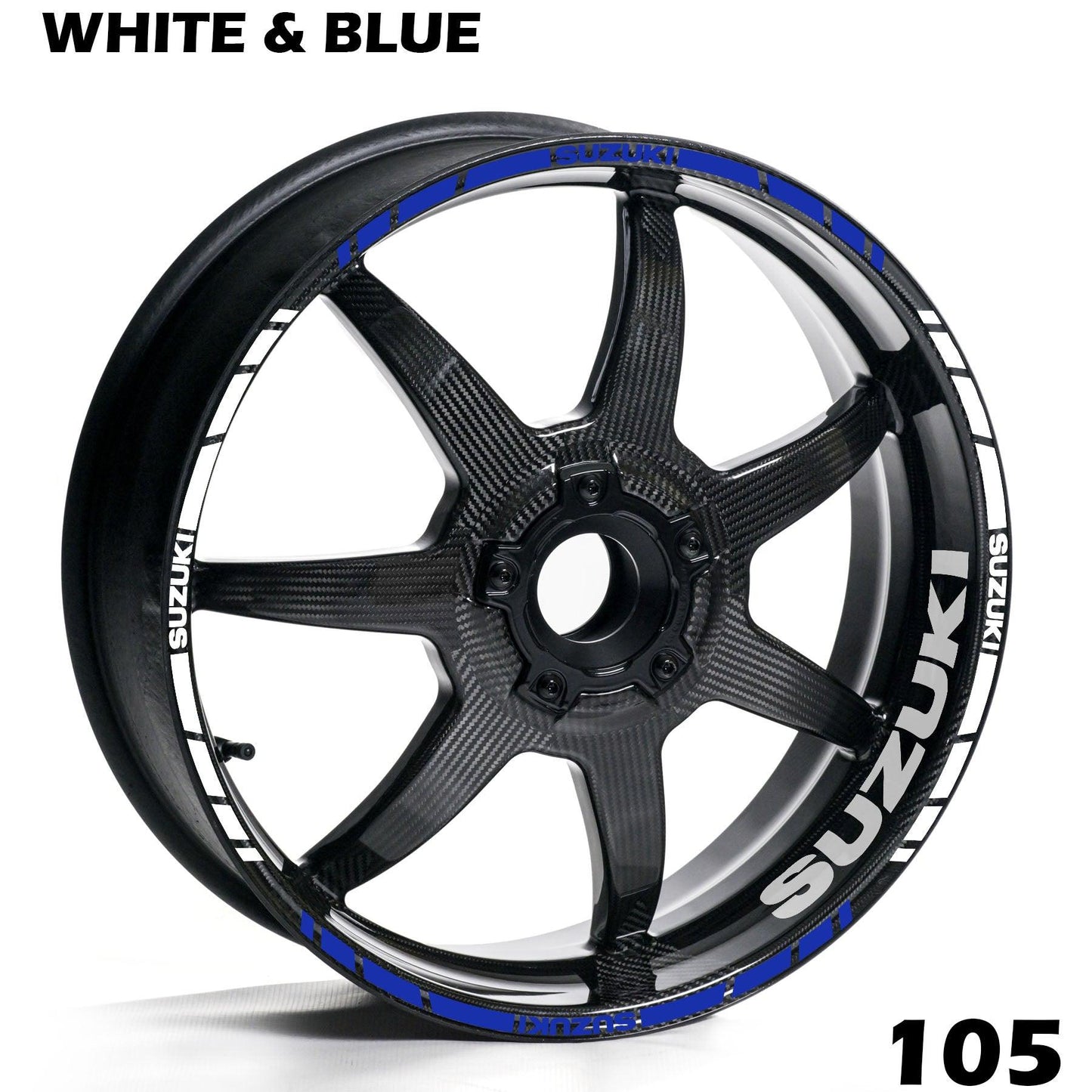 SUZUKI FULL WHEEL RIM STRIPE DECAL STICKER KIT - Speed Army
