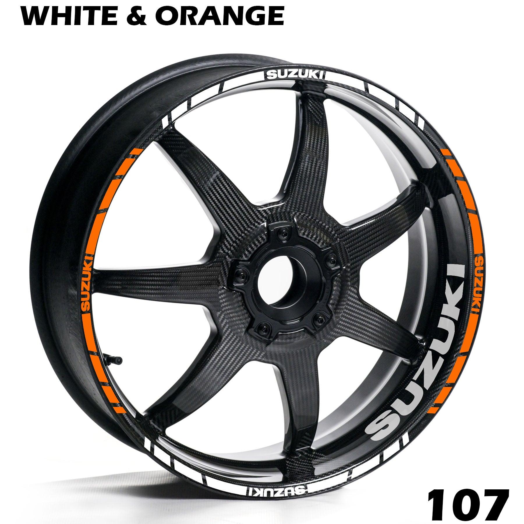 SUZUKI FULL WHEEL RIM STRIPE DECAL STICKER KIT - Speed Army