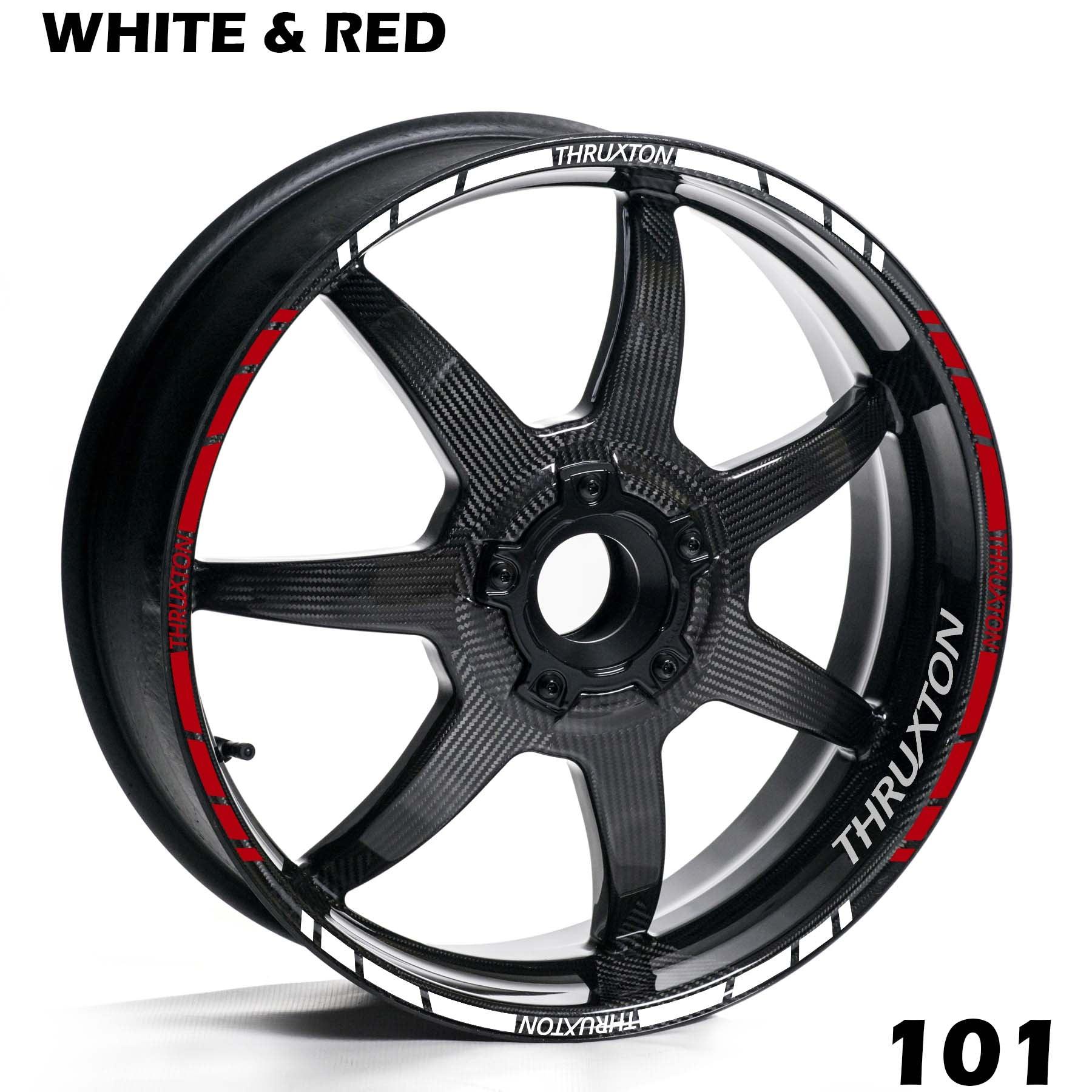 TRIUMPH THRUXTON FULL WHEEL RIM STRIPE DECAL STICKER KIT - Speed Army