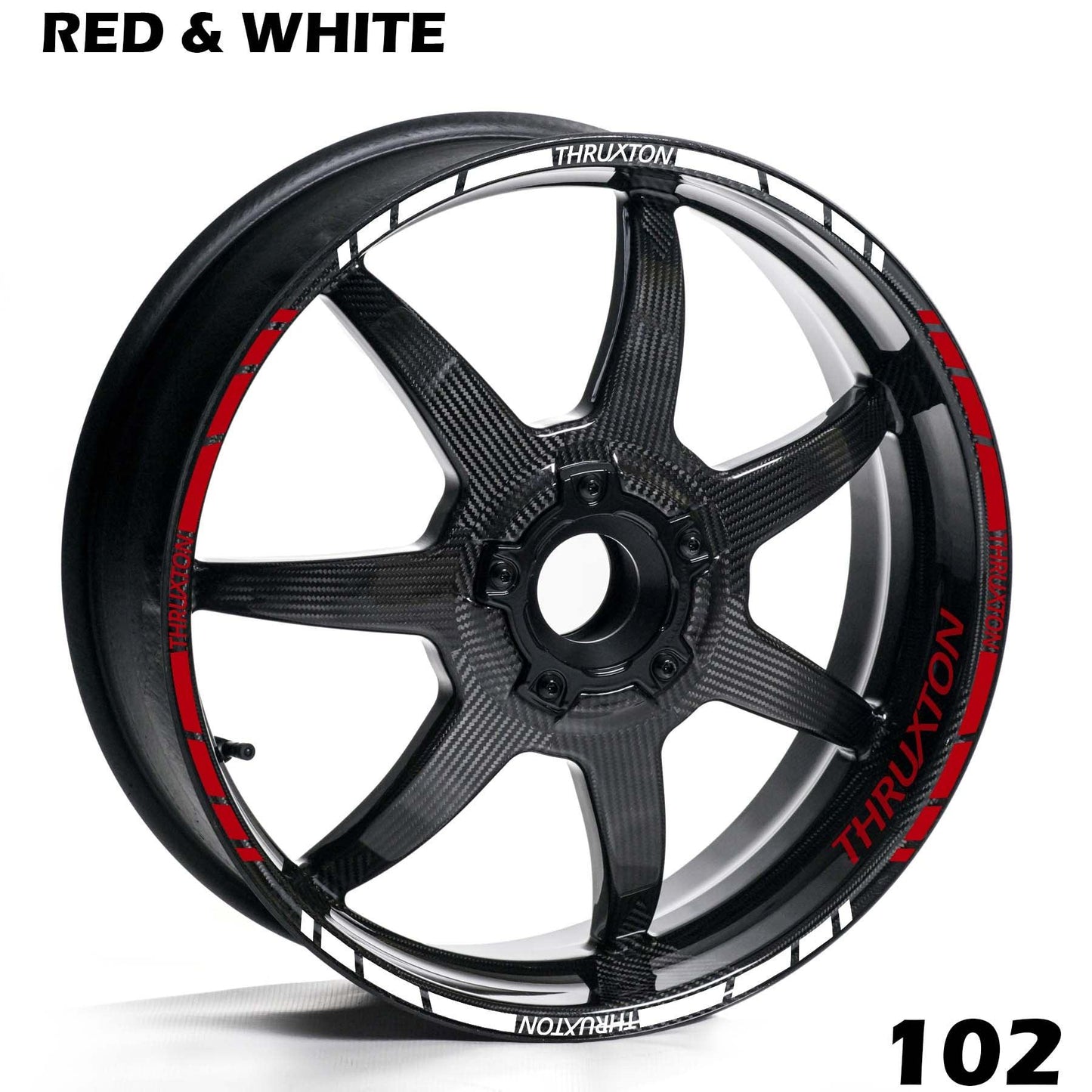 TRIUMPH THRUXTON FULL WHEEL RIM STRIPE DECAL STICKER KIT - Speed Army