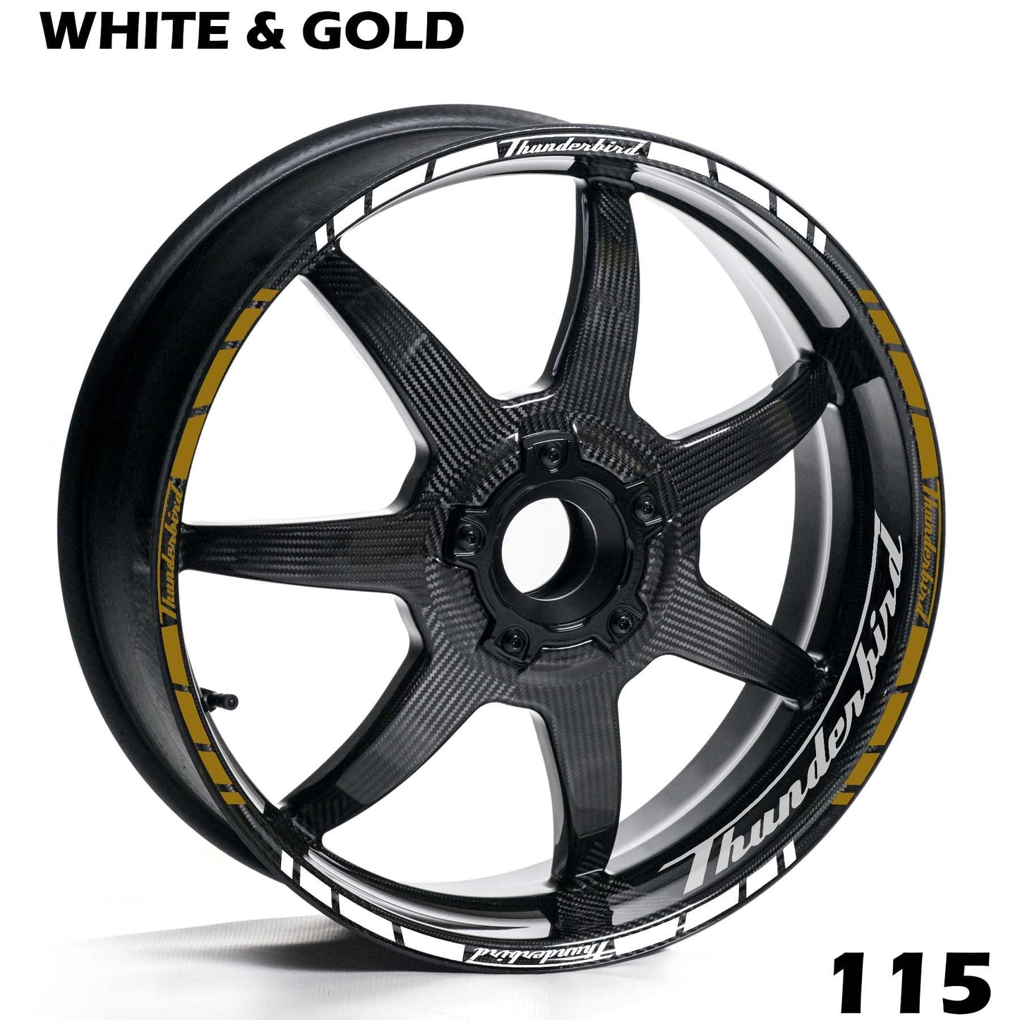 TRIUMPH THUNDERBIRD FULL WHEEL RIM STRIPE DECAL STICKER KIT - Speed Army