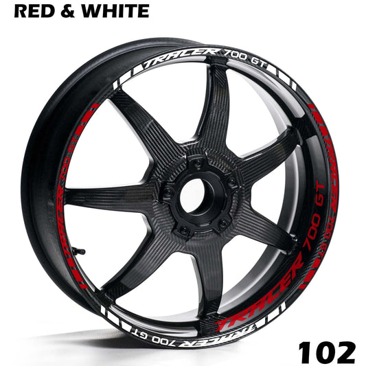 YAMAHA TRACER 700 GT FULL WHEEL RIM STRIPE DECAL STICKER KIT - Speed Army