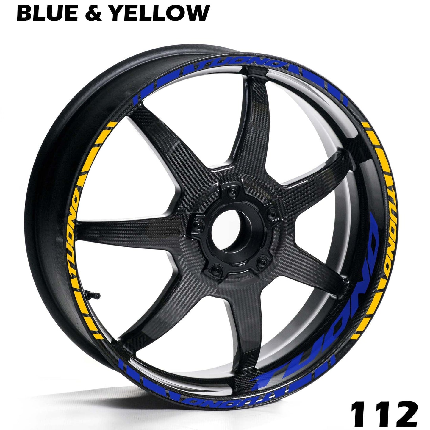 APRILIA TUONO FULL WHEEL RIM STRIPE DECAL STICKER KIT - Speed Army