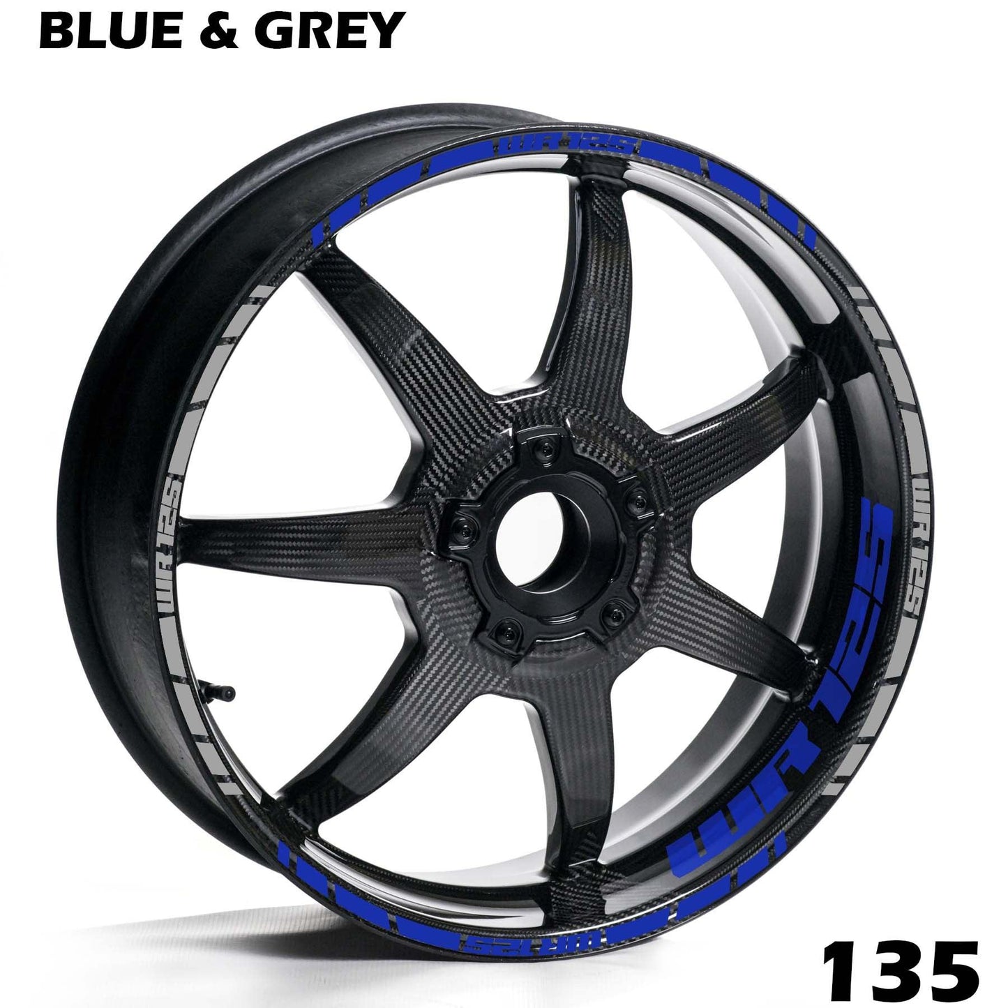 YAMAHA WR 125 WHEEL FULL RIM STRIPE DECAL STICKER KIT - Speed Army