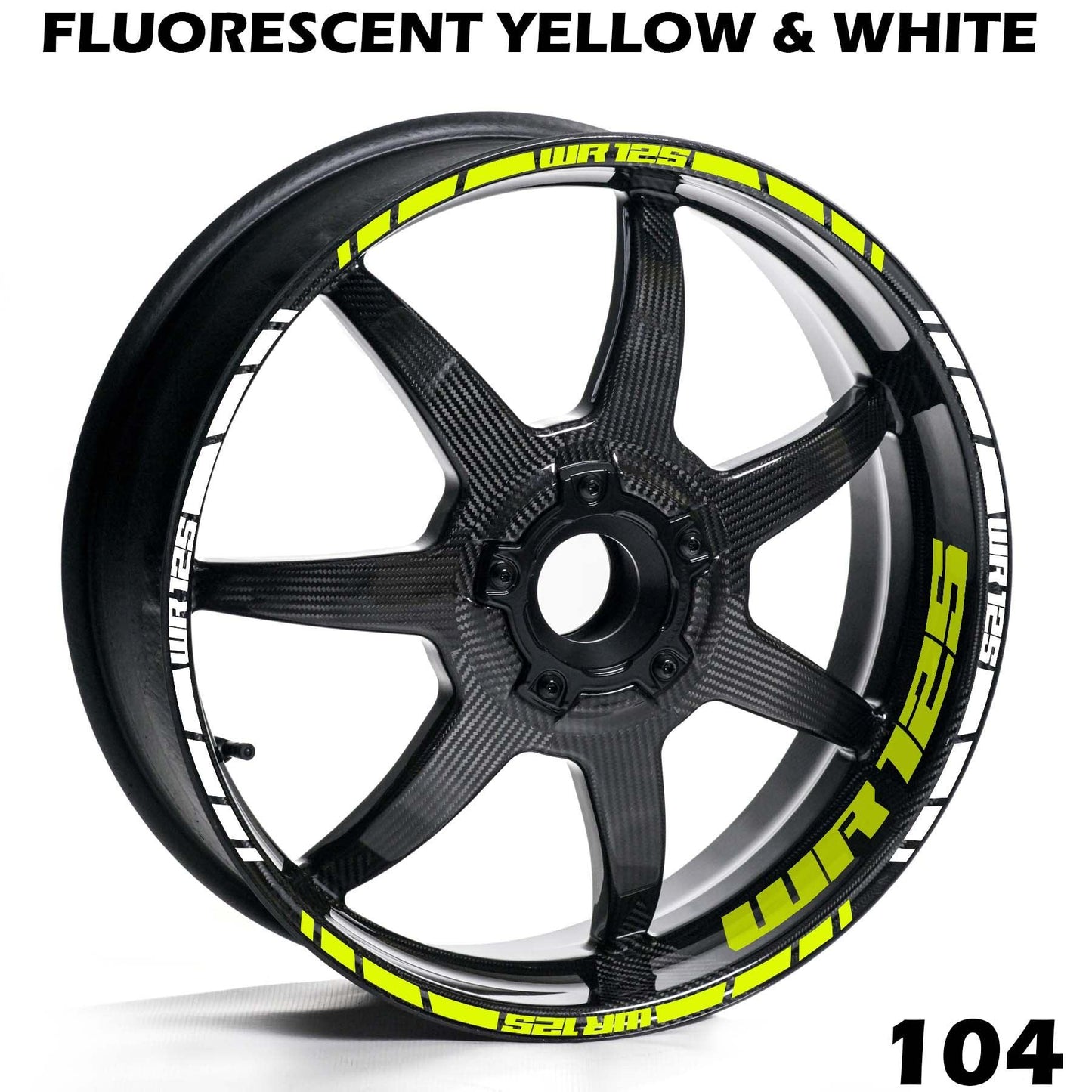 YAMAHA WR 125 WHEEL FULL RIM STRIPE DECAL STICKER KIT - Speed Army