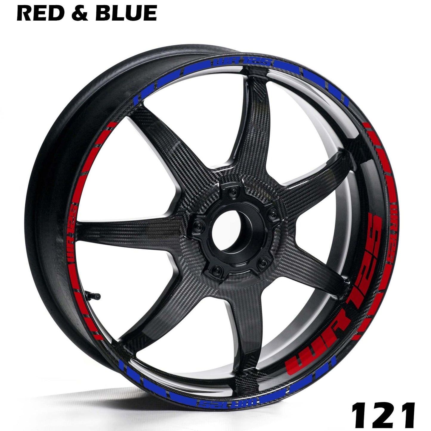 YAMAHA WR 125 WHEEL FULL RIM STRIPE DECAL STICKER KIT - Speed Army