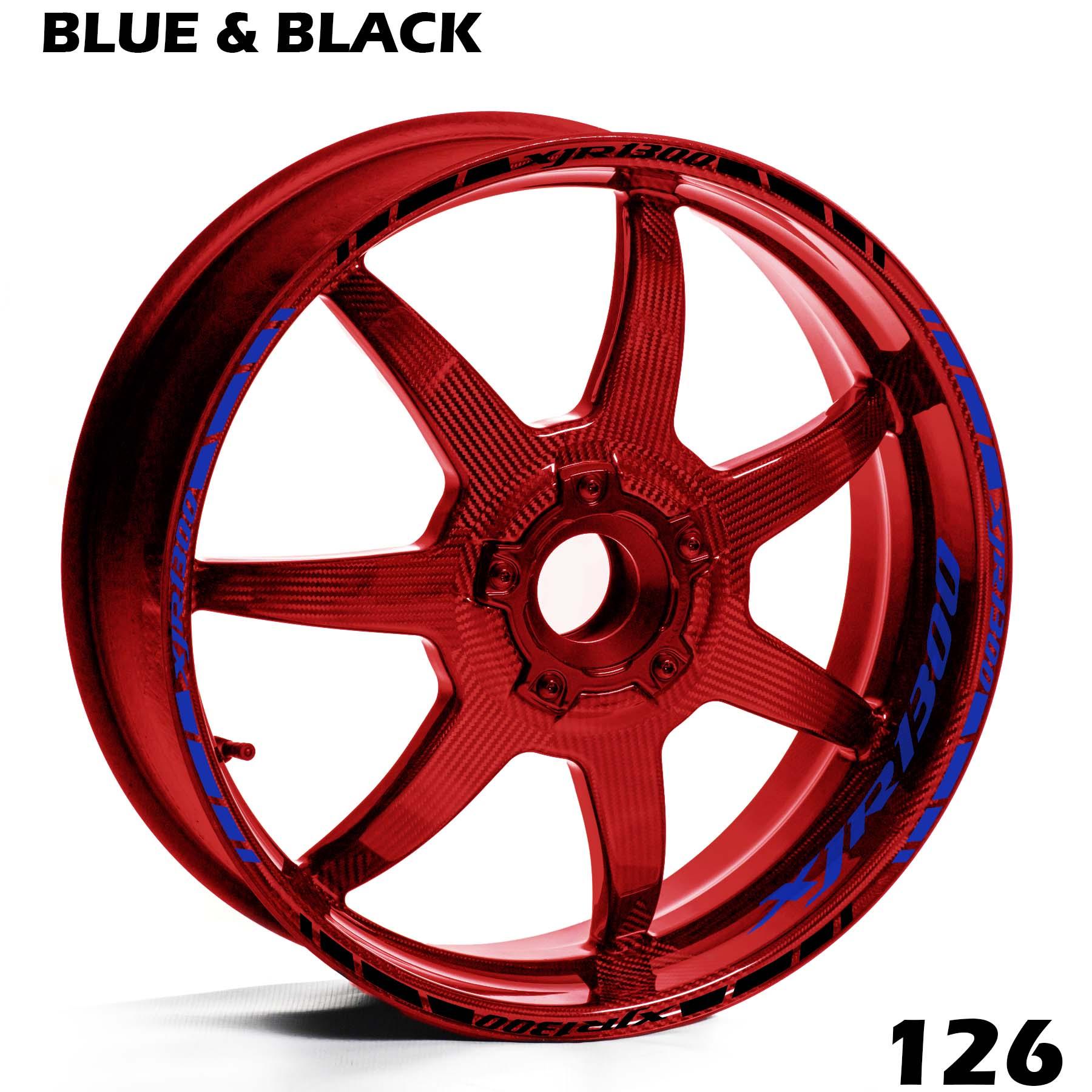 YAMAHA XJR 1300 WHEEL FULL RIM STRIPE DECAL STICKER KIT - Speed Army