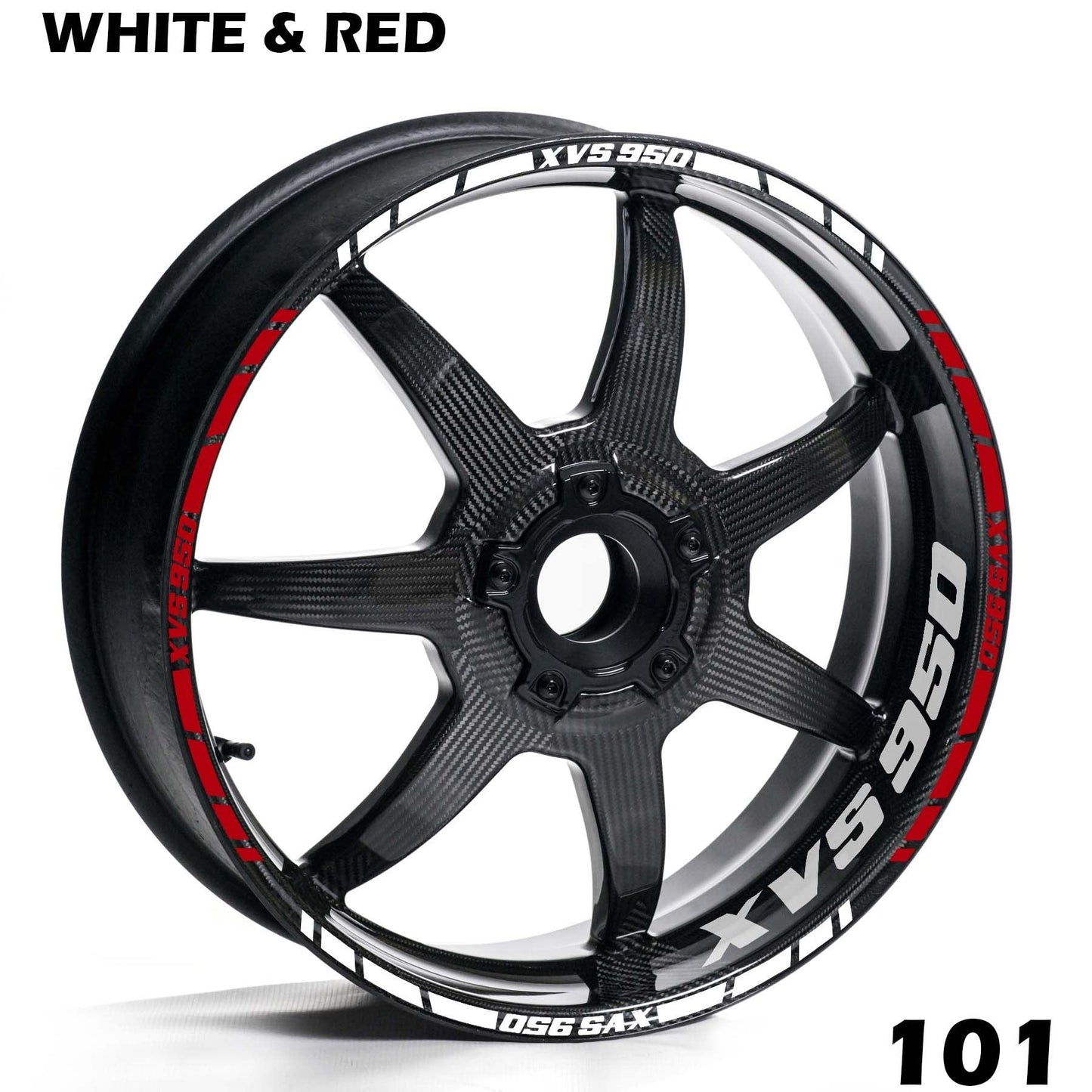 YAMAHA XVS 950 WHEEL FULL RIM STRIPE DECAL STICKER KIT - Speed Army
