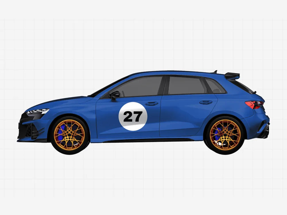 Racing numbers designer