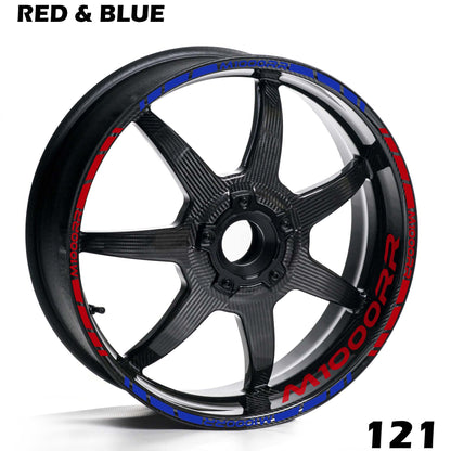 BMW M1000 RR FULL WHEEL RIM STRIPE DECAL STICKER KIT