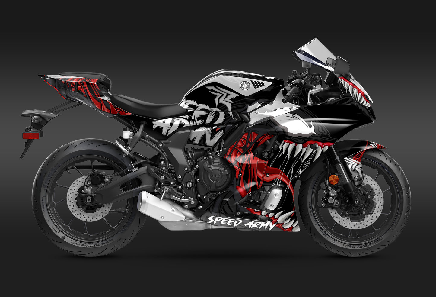 Venom Inspired Graphics for Yamaha R7 2021-2024