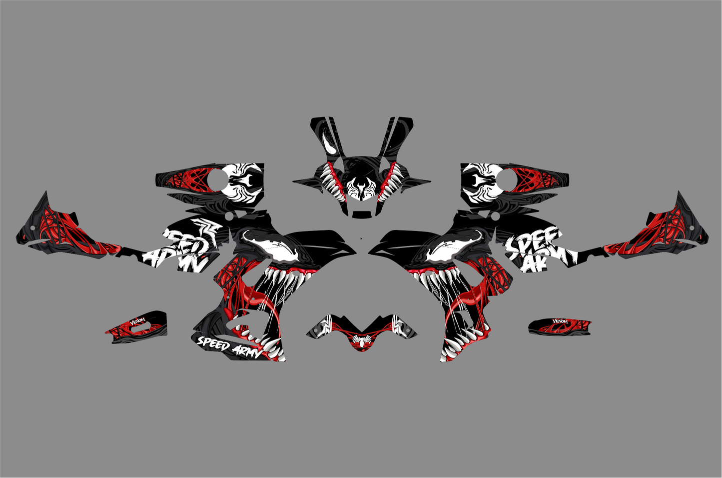 Venom Inspired Graphics for Yamaha R7 2021-2024