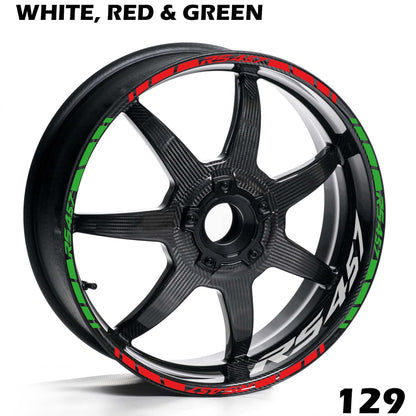 APRILIA RS457 FULL WHEEL RIM STRIPE DECAL STICKER KIT