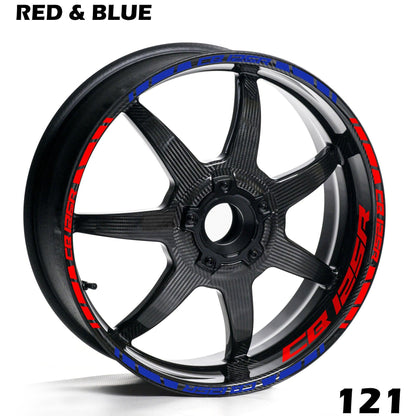 CB125R FULL WHEEL RIM STRIPE DECAL STICKER KIT - Speed Army