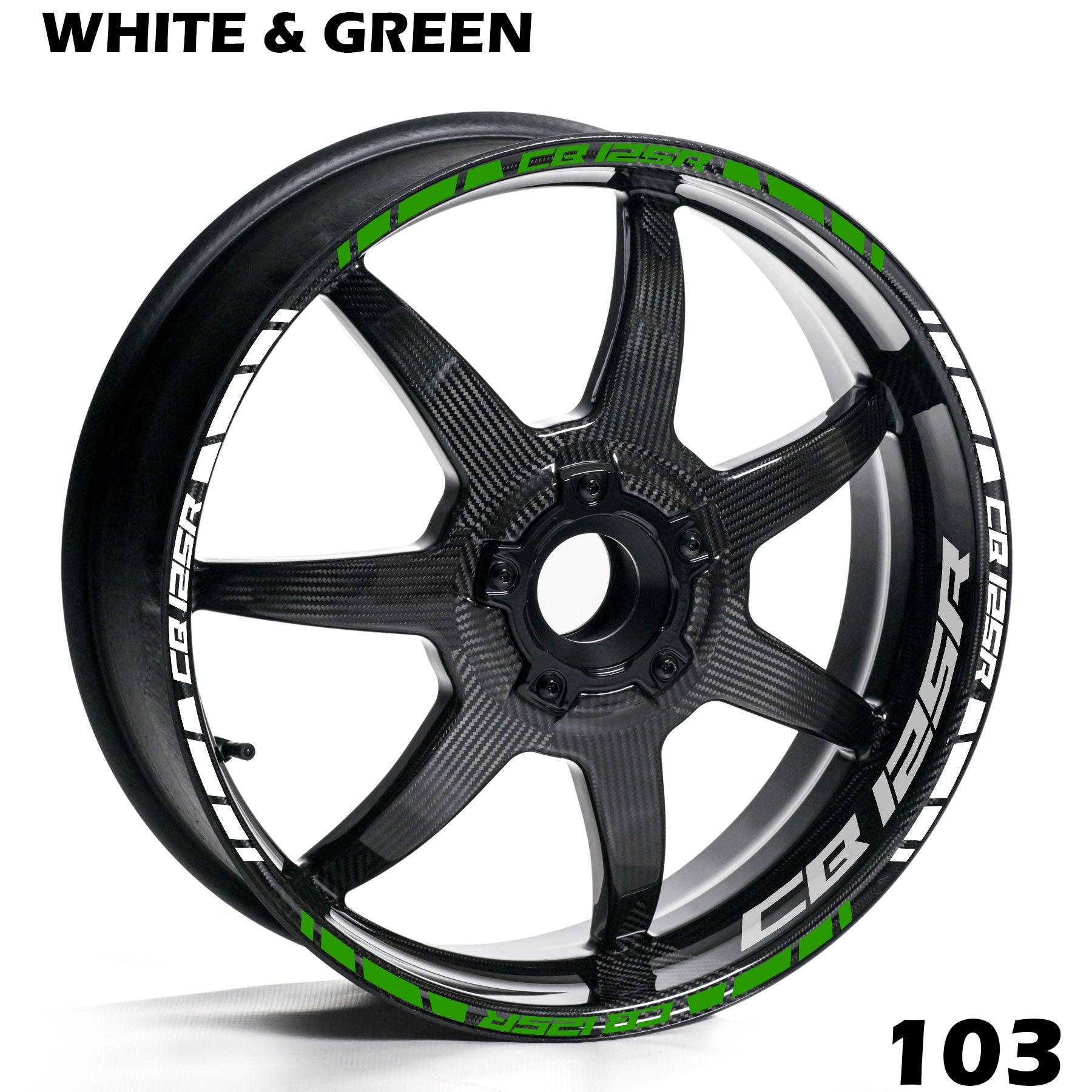 CB125R FULL WHEEL RIM STRIPE DECAL STICKER KIT - Speed Army