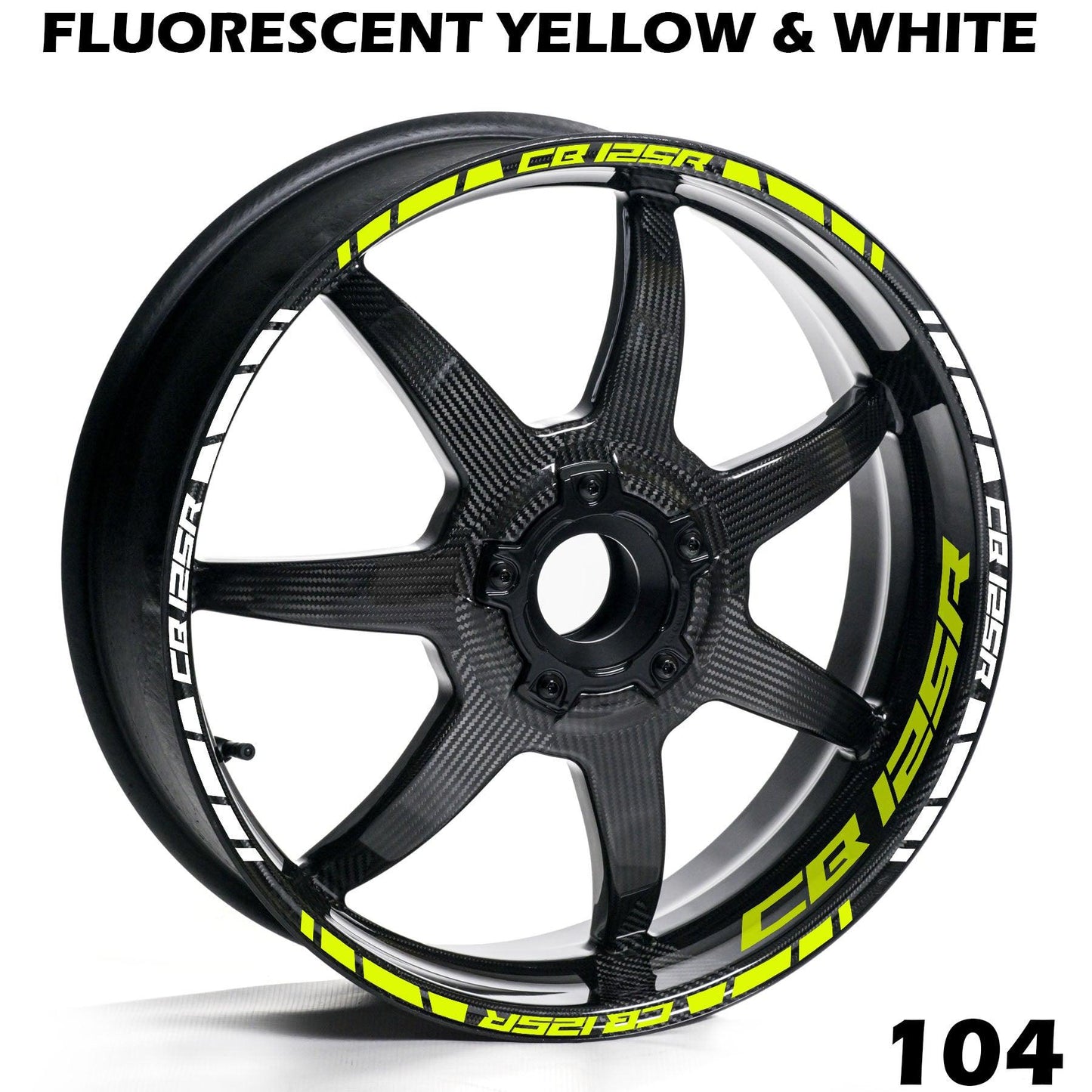 CB125R FULL WHEEL RIM STRIPE DECAL STICKER KIT - Speed Army