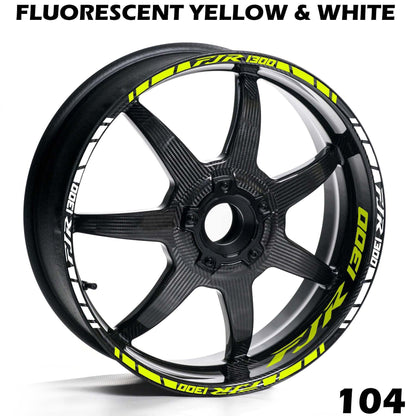 YAMAHA FJR 1300 FULL WHEEL RIM STRIPE DECAL STICKER KIT - Speed Army