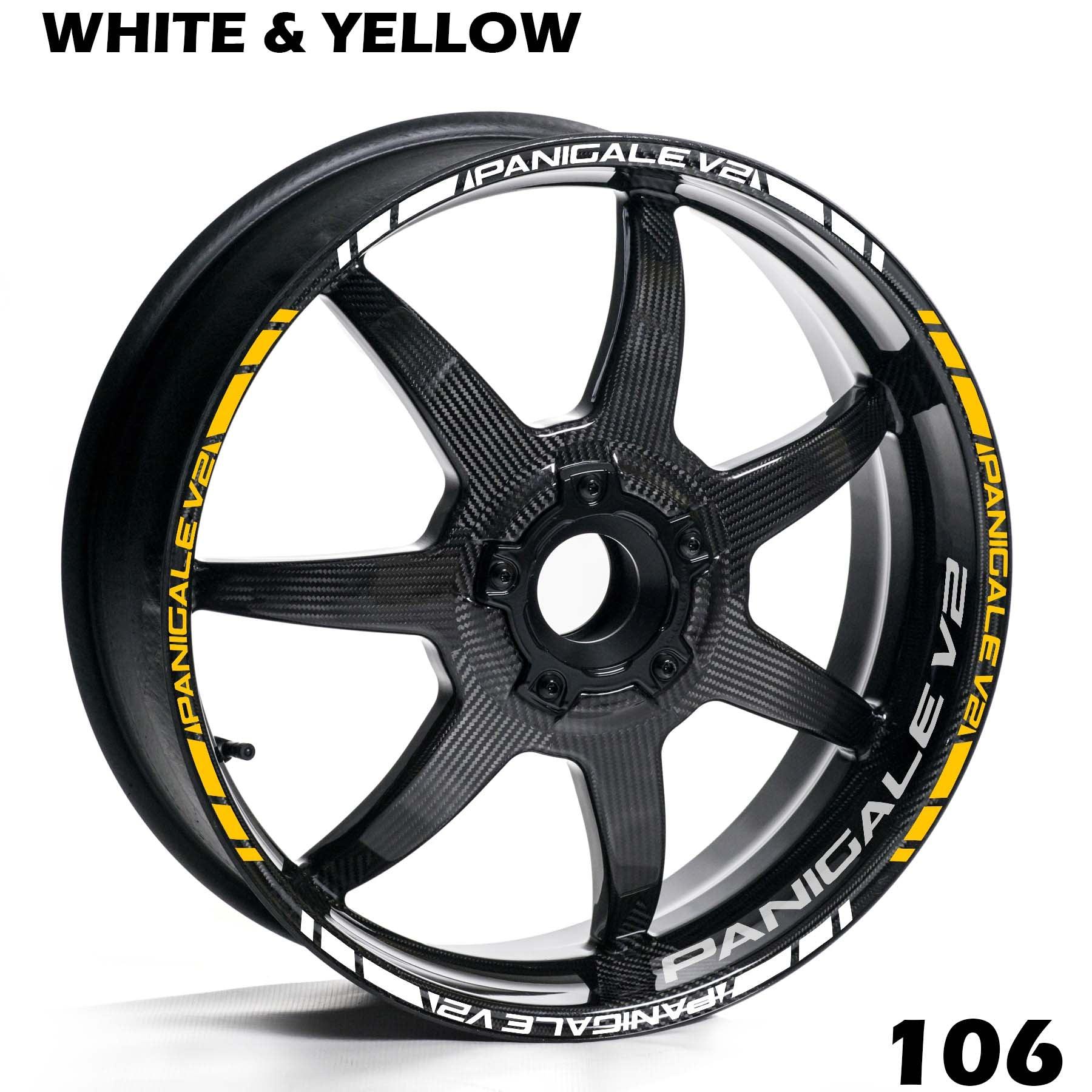 DUCATI PANIGALE V2 FULL WHEEL RIM STRIPE DECAL STICKER KIT - Speed Army