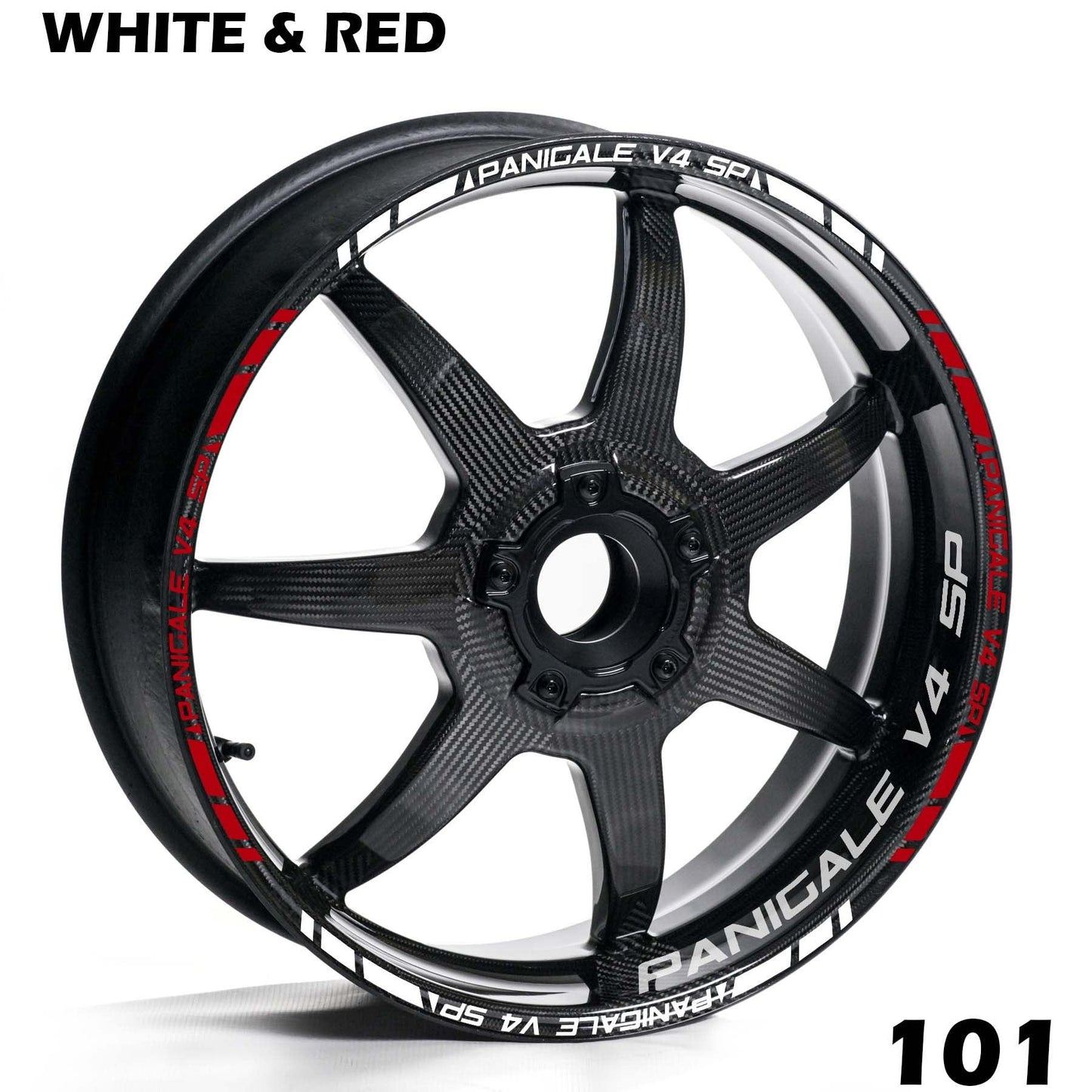 DUCATI PANIGALE V4SP FULL WHEEL RIM STRIPE DECAL STICKER KIT - Speed Army