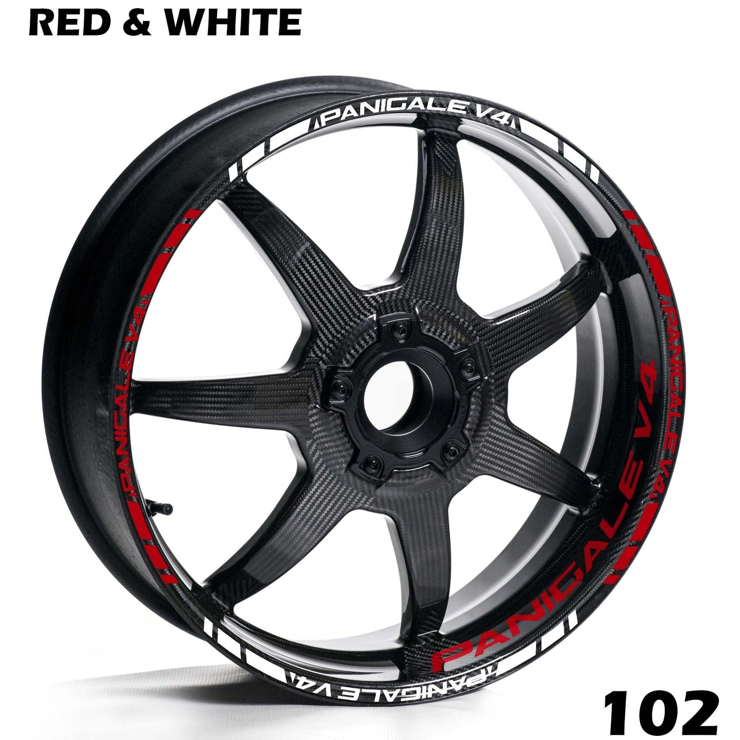 DUCATI PANIGALE V4 FULL WHEEL RIM STRIPE DECAL STICKER KIT - Speed Army