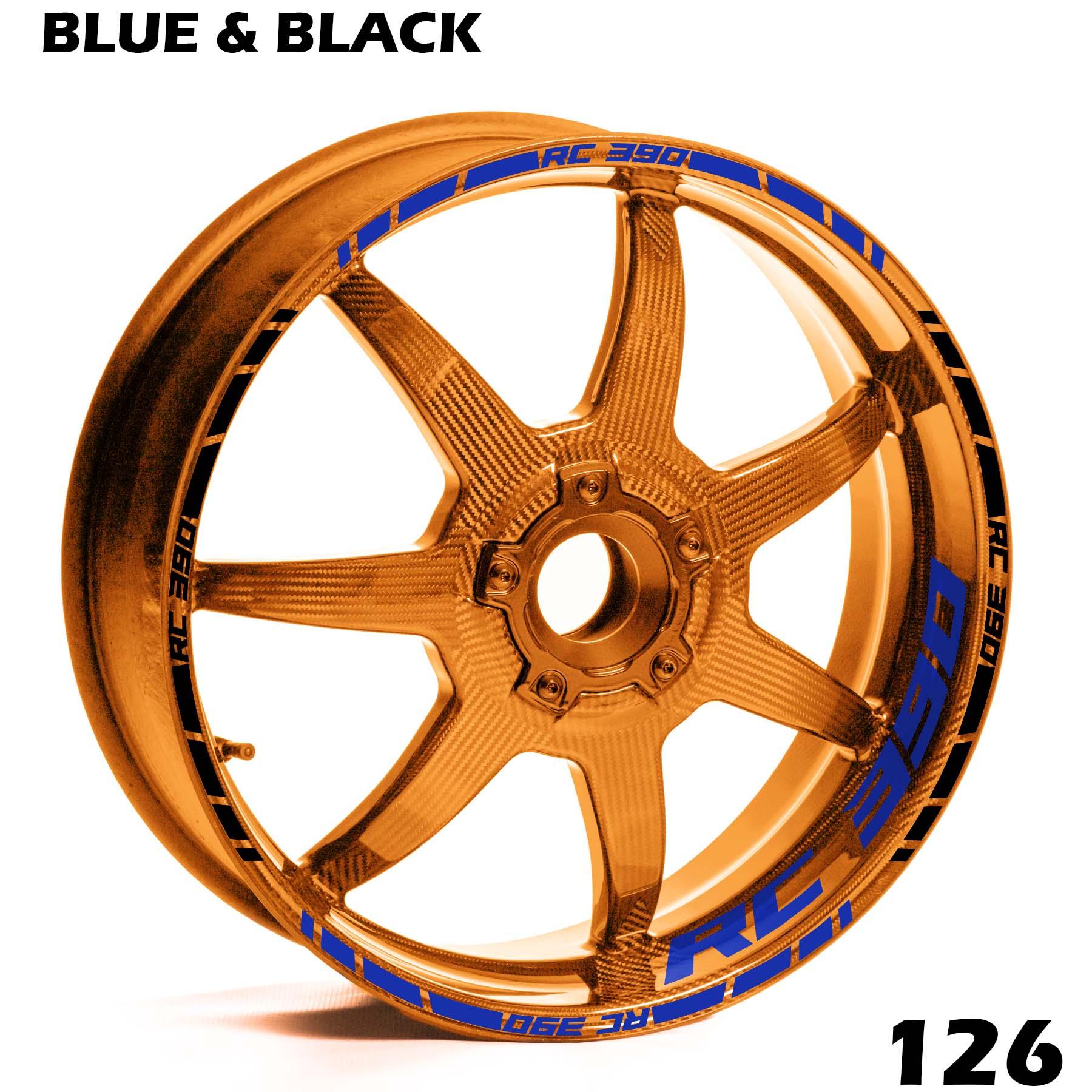 KTM RC 390 FULL WHEEL RIM STRIPE DECAL STICKER KIT - Speed Army