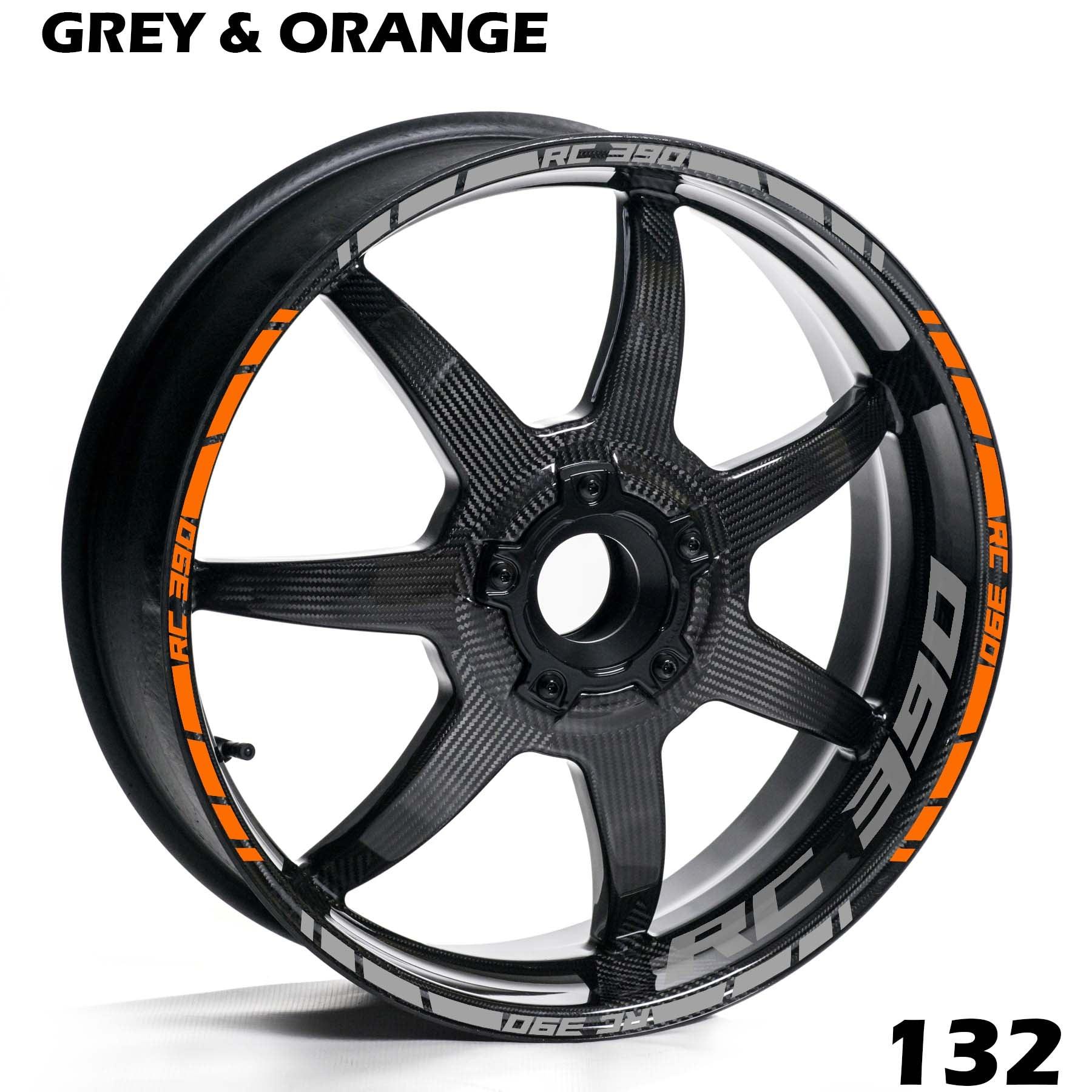 KTM RC 390 FULL WHEEL RIM STRIPE DECAL STICKER KIT - Speed Army