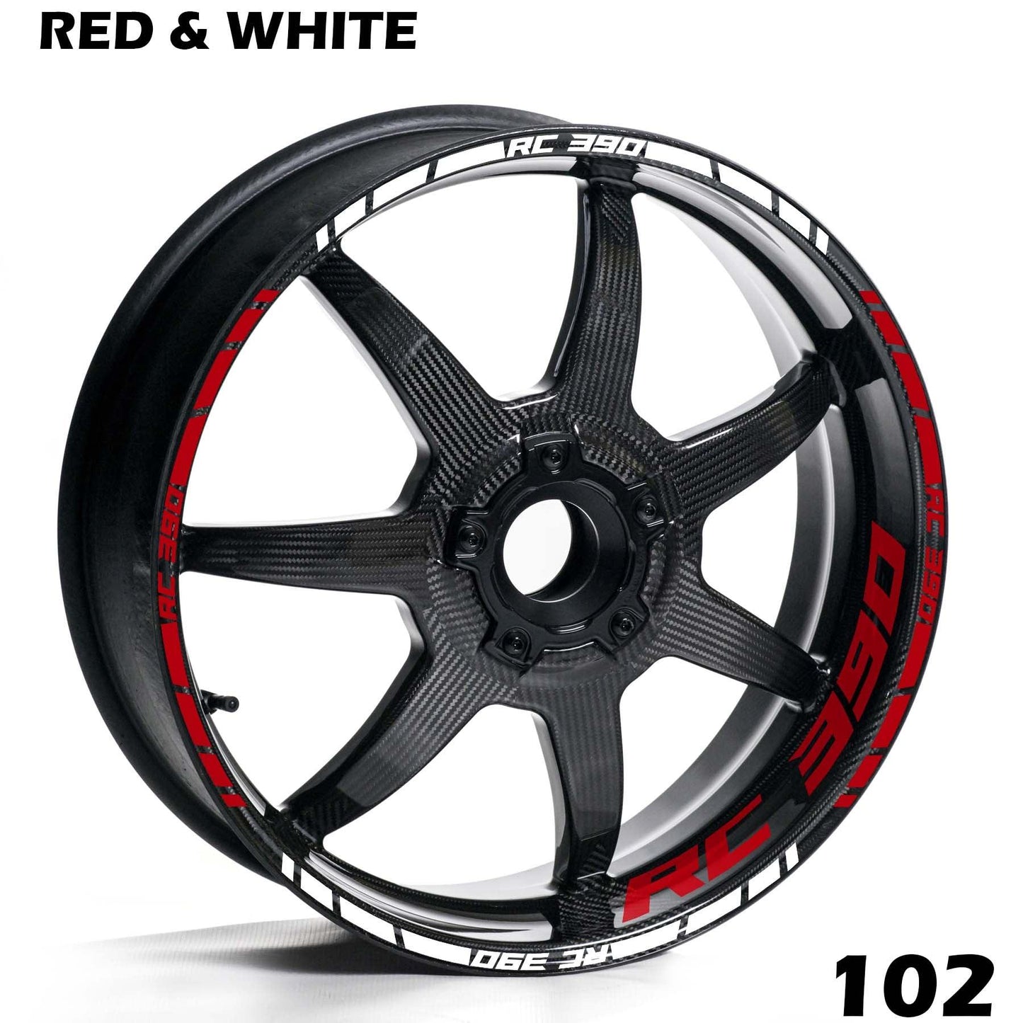 KTM RC 390 FULL WHEEL RIM STRIPE DECAL STICKER KIT - Speed Army