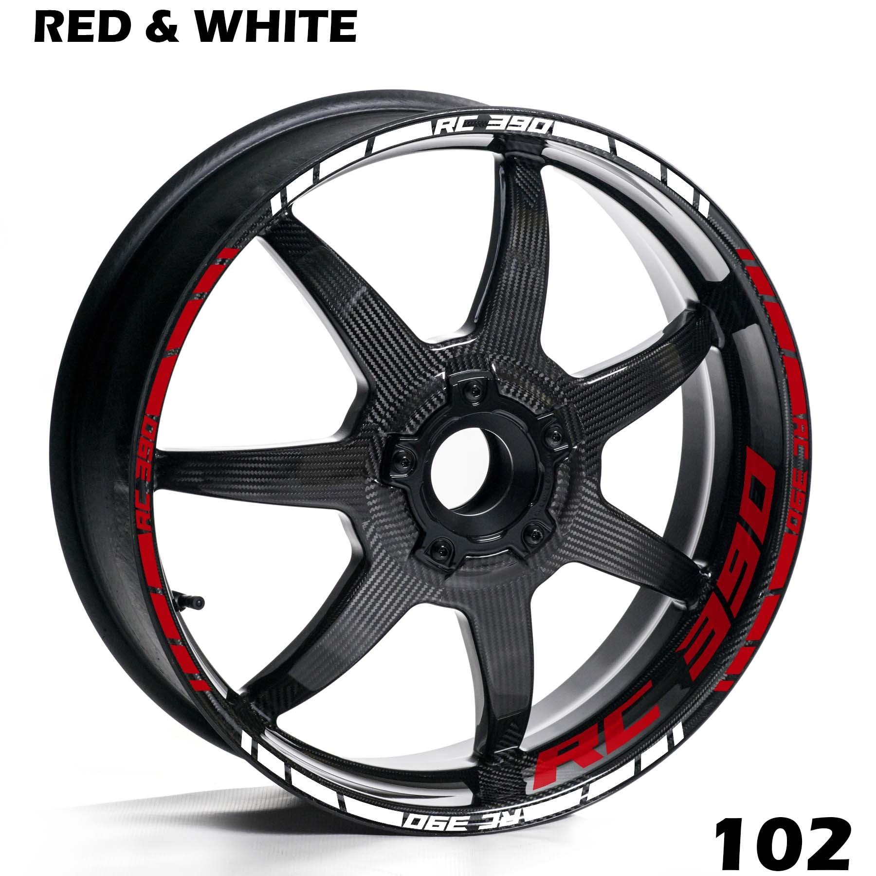 KTM RC 390 FULL WHEEL RIM STRIPE DECAL STICKER KIT - Speed Army