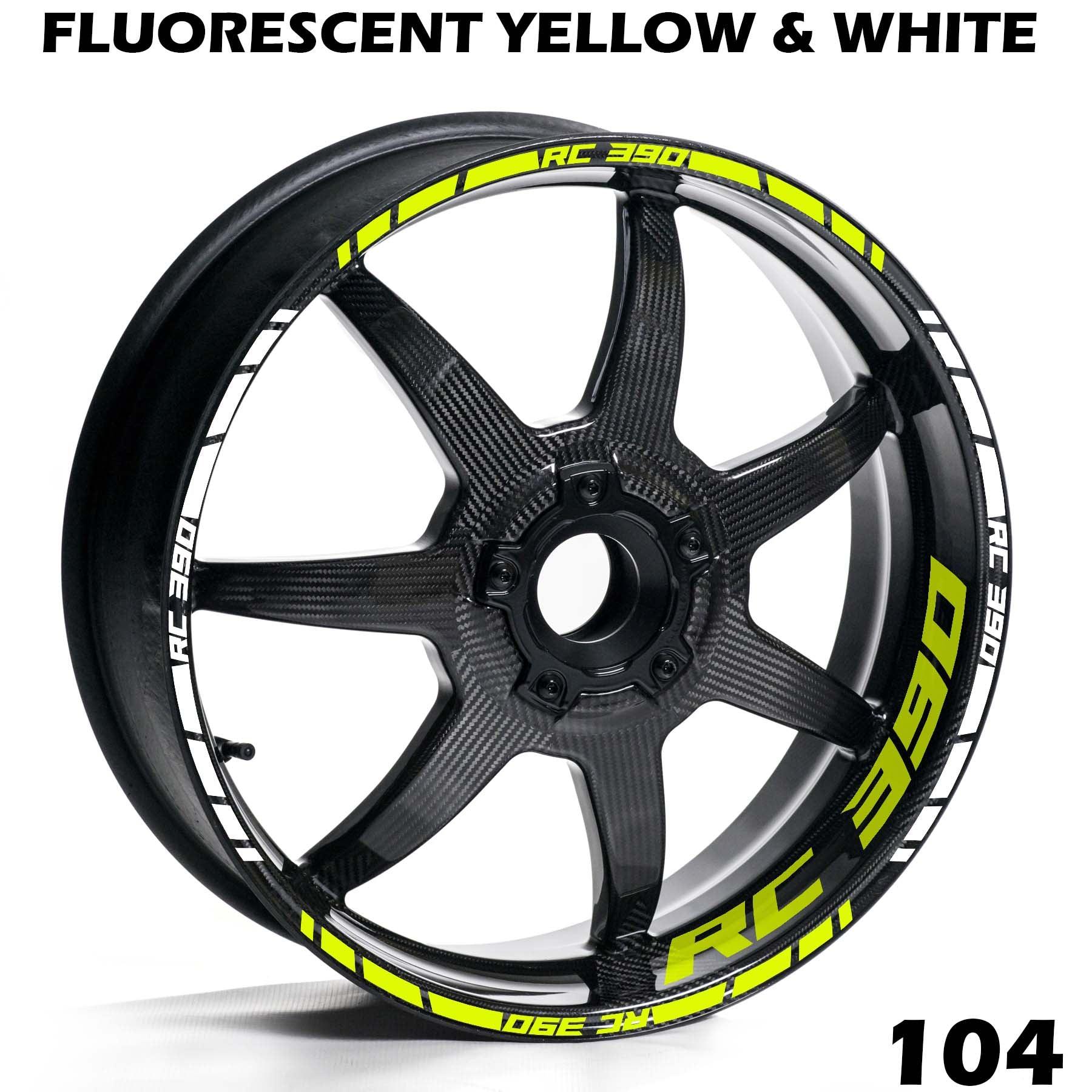 KTM RC 390 FULL WHEEL RIM STRIPE DECAL STICKER KIT - Speed Army