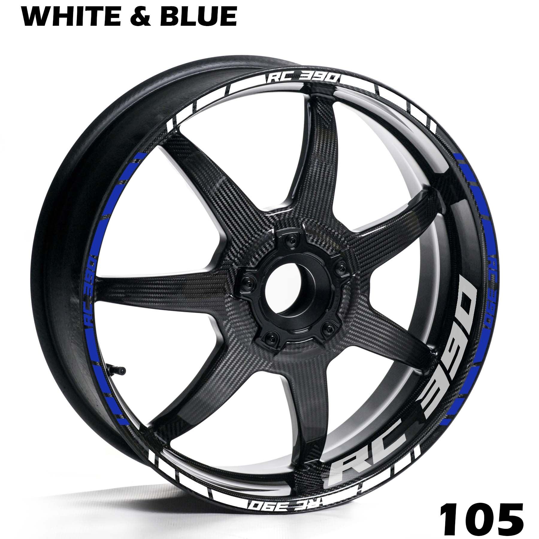 KTM RC 390 FULL WHEEL RIM STRIPE DECAL STICKER KIT - Speed Army