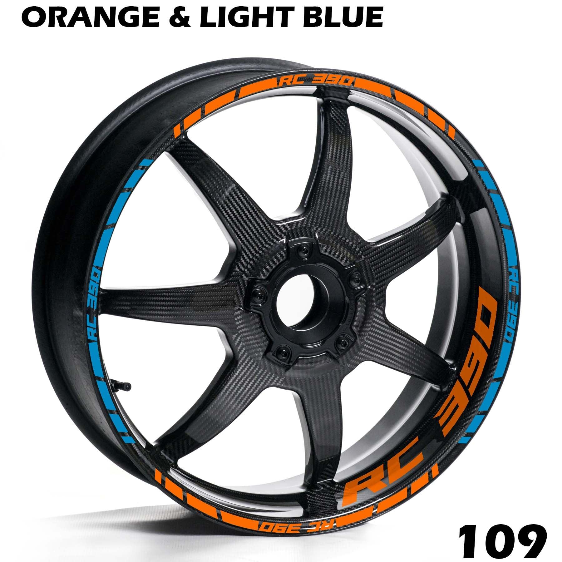 KTM RC 390 FULL WHEEL RIM STRIPE DECAL STICKER KIT - Speed Army