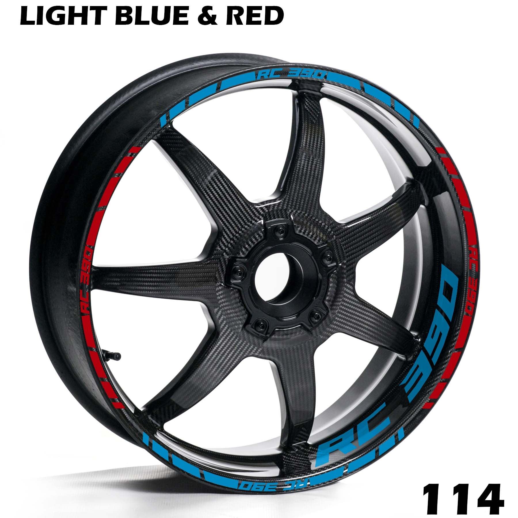 KTM RC 390 FULL WHEEL RIM STRIPE DECAL STICKER KIT - Speed Army