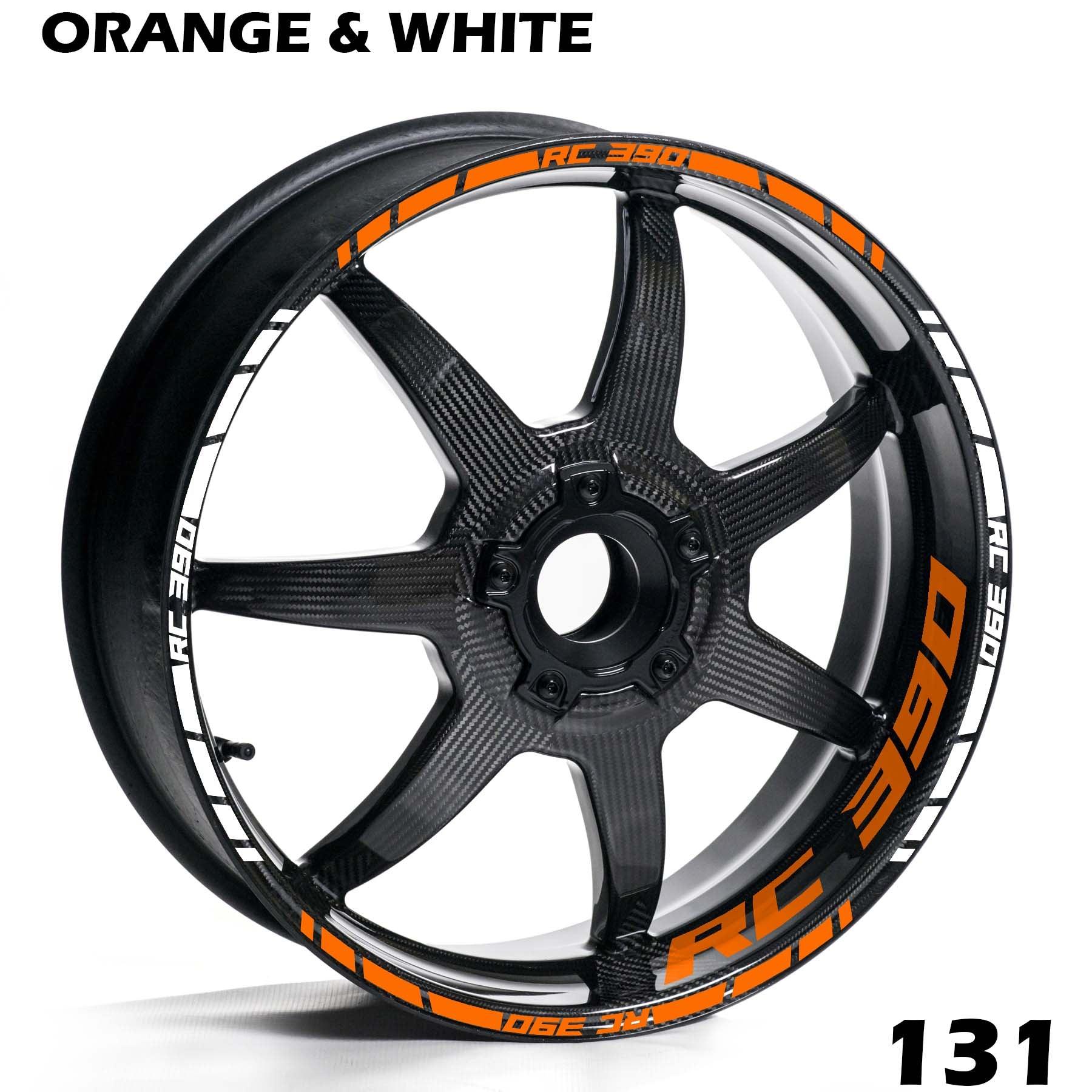KTM RC 390 FULL WHEEL RIM STRIPE DECAL STICKER KIT - Speed Army