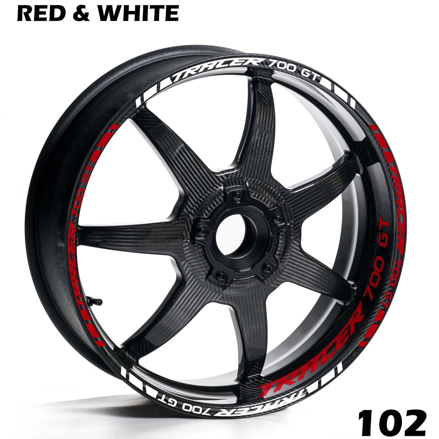 YAMAHA TRACER 700 GT FULL WHEEL RIM STRIPE DECAL STICKER KIT - Speed Army