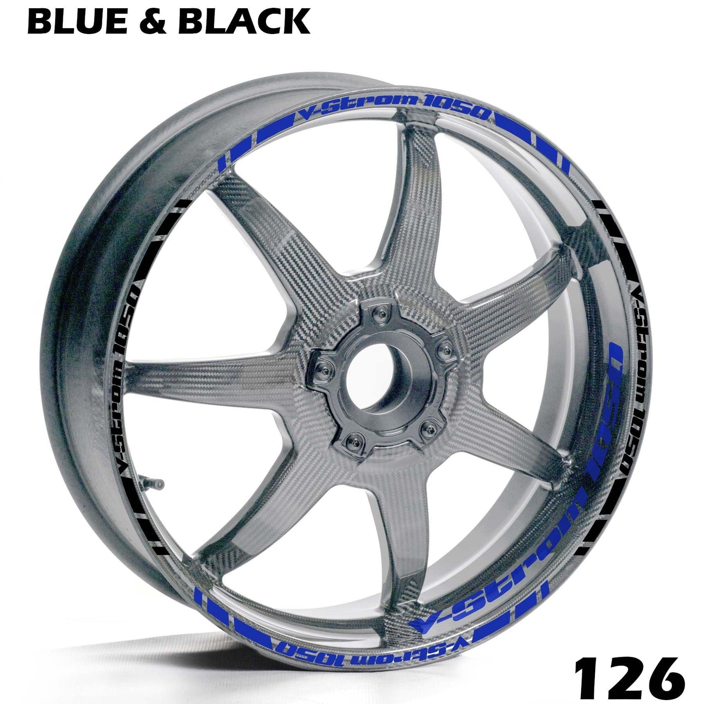 SUZUKI V-STROM 1050 FULL WHEEL RIM STRIPE DECAL STICKER KIT - Speed Army