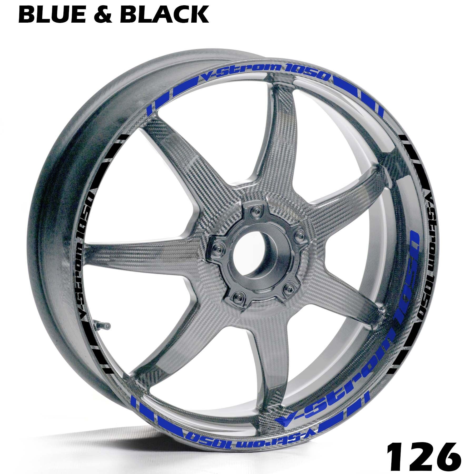 SUZUKI V-STROM 1050 FULL WHEEL RIM STRIPE DECAL STICKER KIT - Speed Army