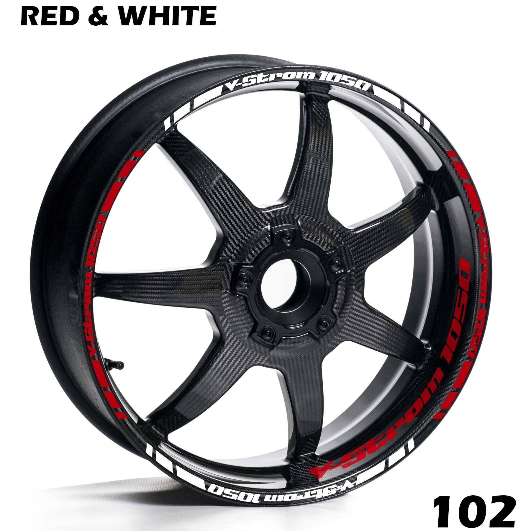 SUZUKI V-STROM 1050 FULL WHEEL RIM STRIPE DECAL STICKER KIT - Speed Army